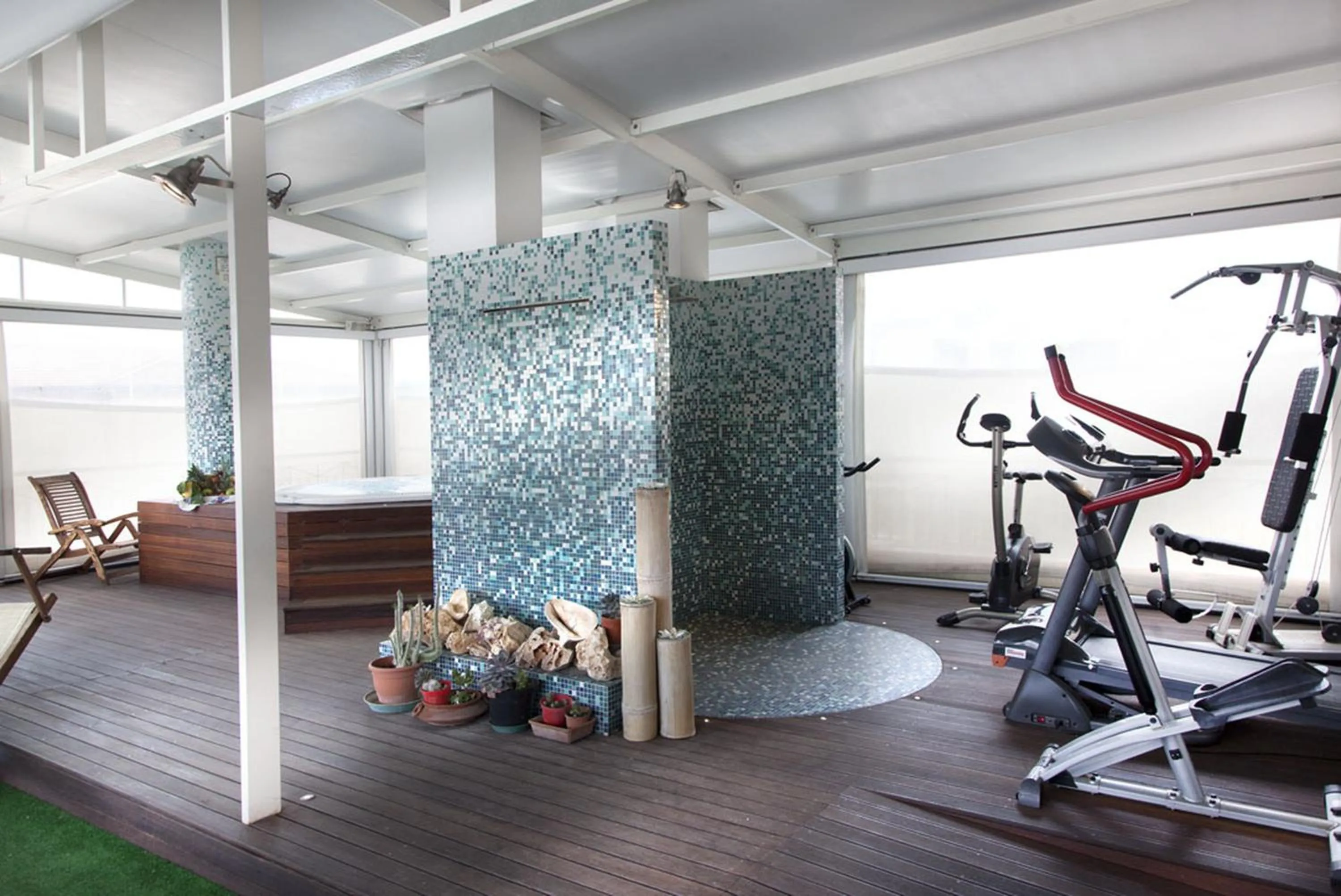 Fitness centre/facilities in Hotel Cadiz