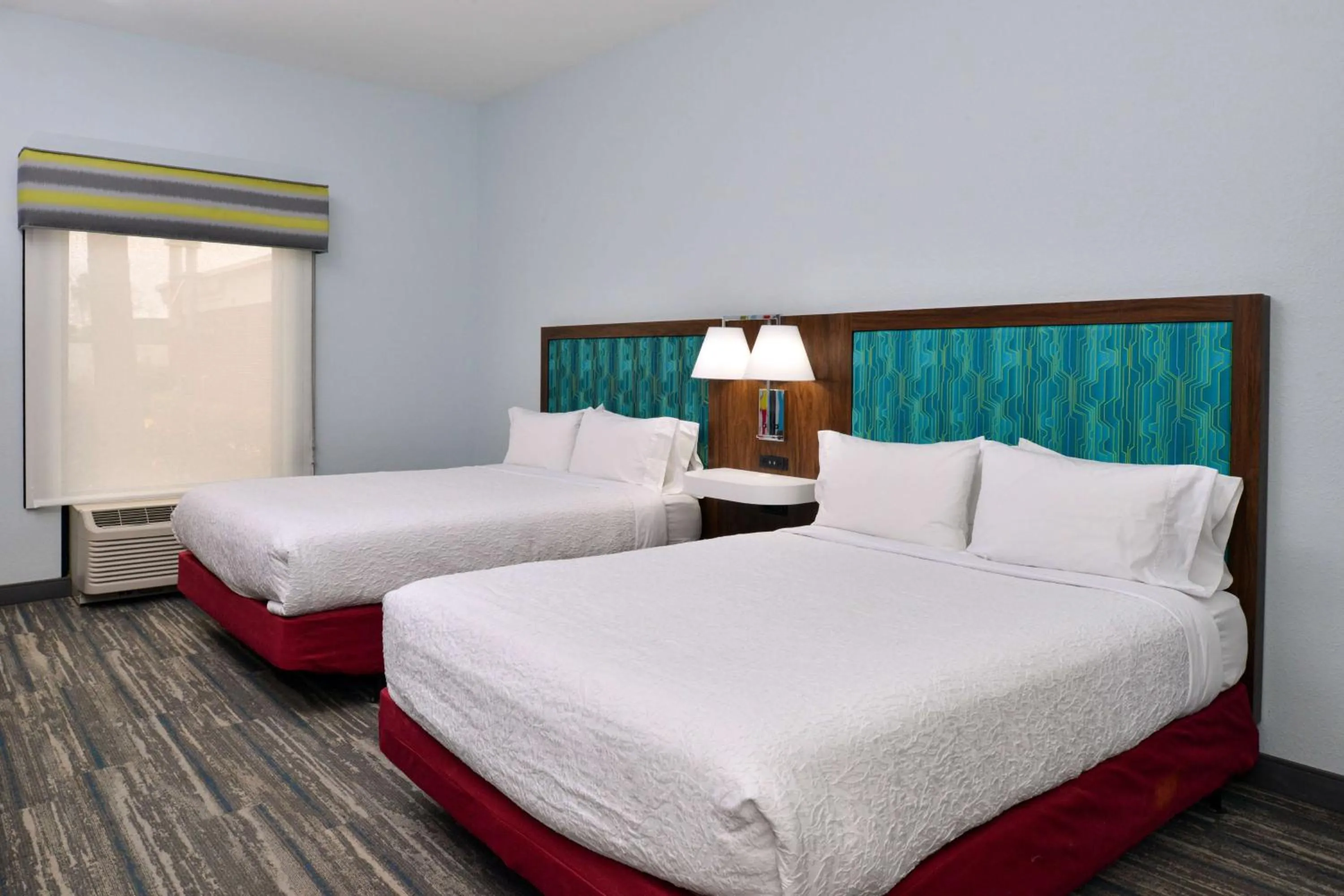 Bed in Hampton Inn by Hilton Panama City Beach