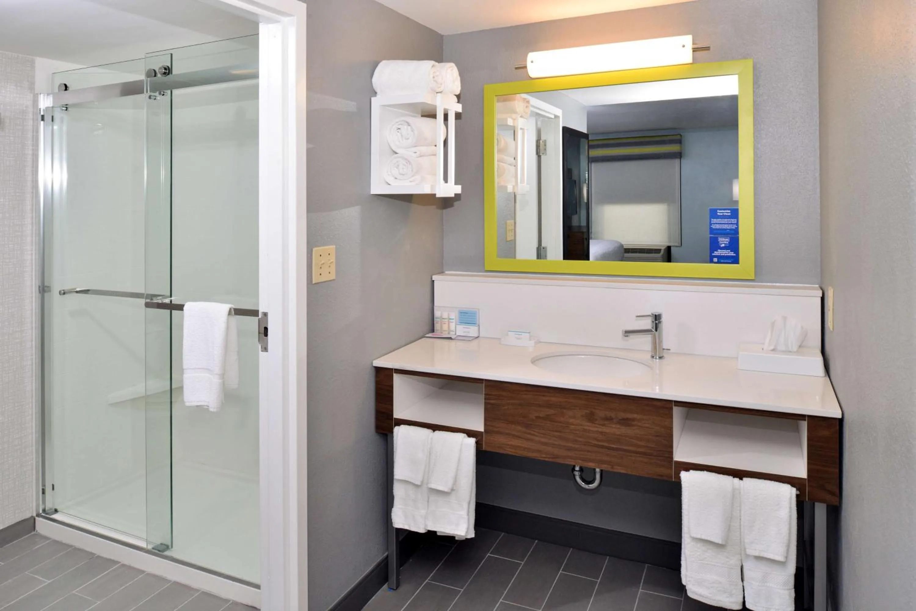 Bathroom in Hampton Inn by Hilton Panama City Beach