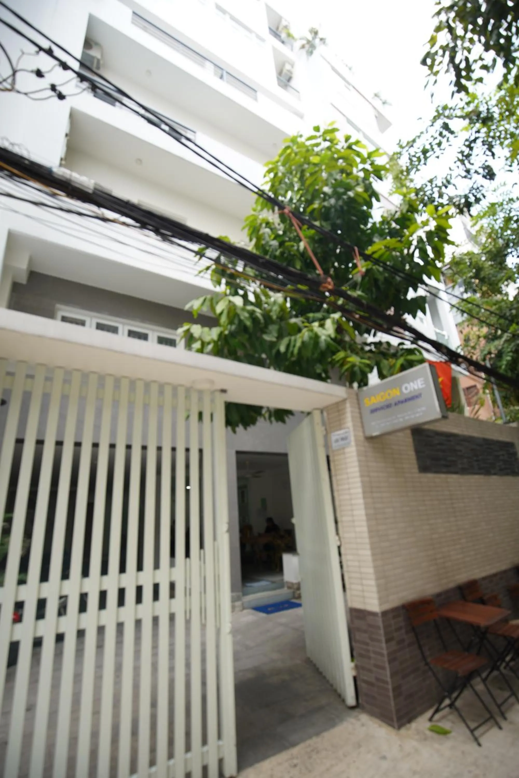 Facade/entrance in SaigonOne Serviced Apartment