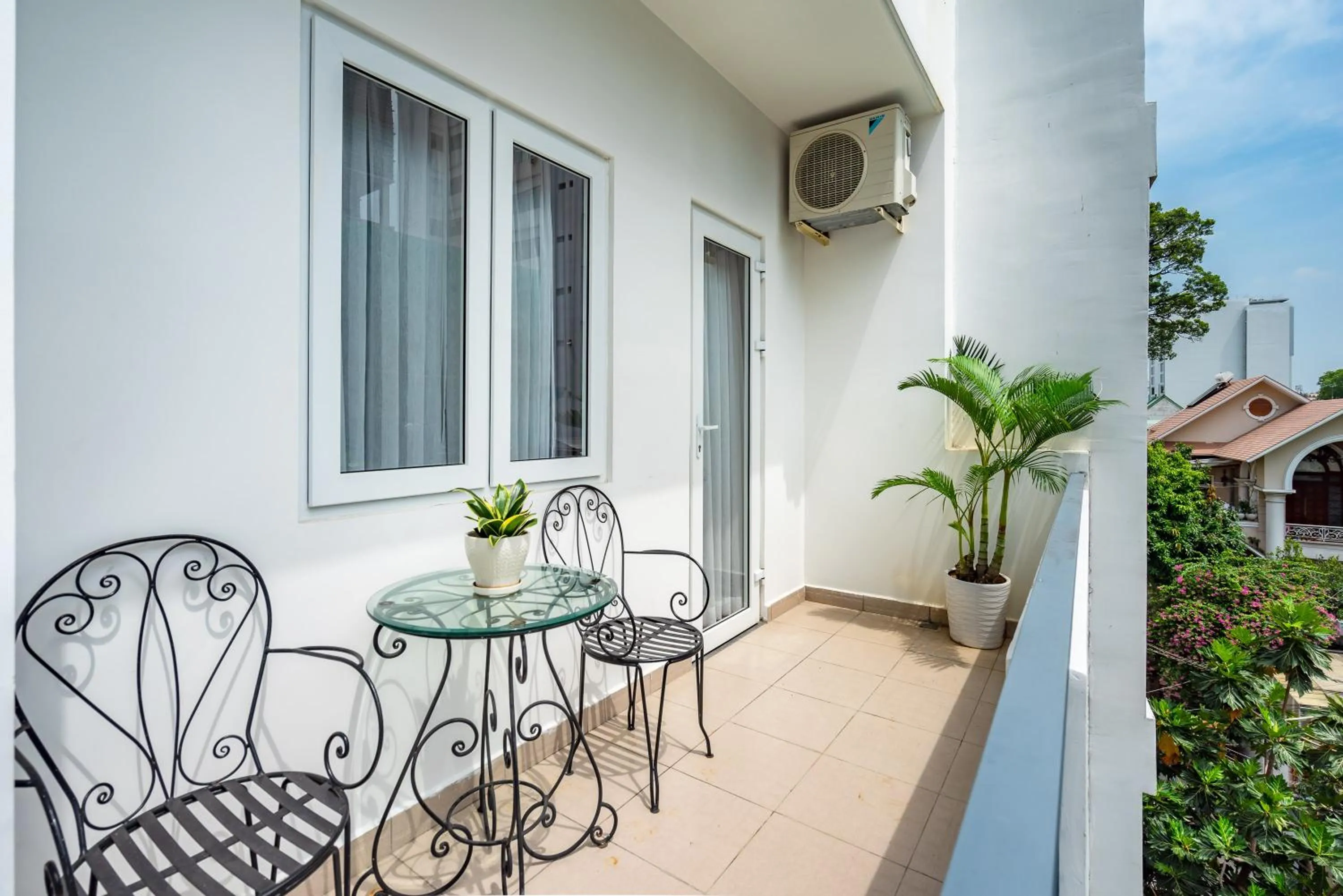 Balcony/Terrace in SaigonOne Serviced Apartment