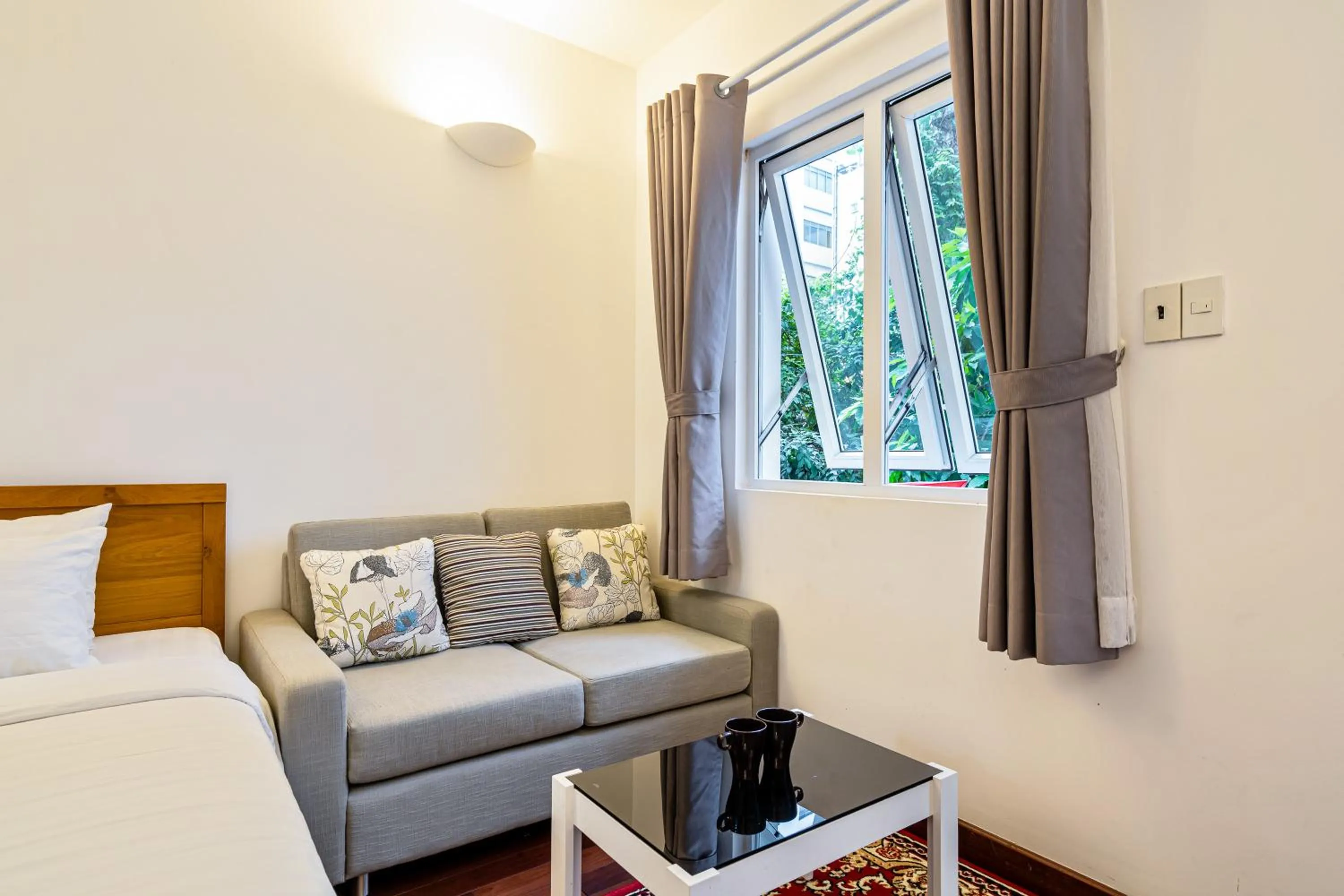 Bedroom, Bed in SaigonOne Serviced Apartment