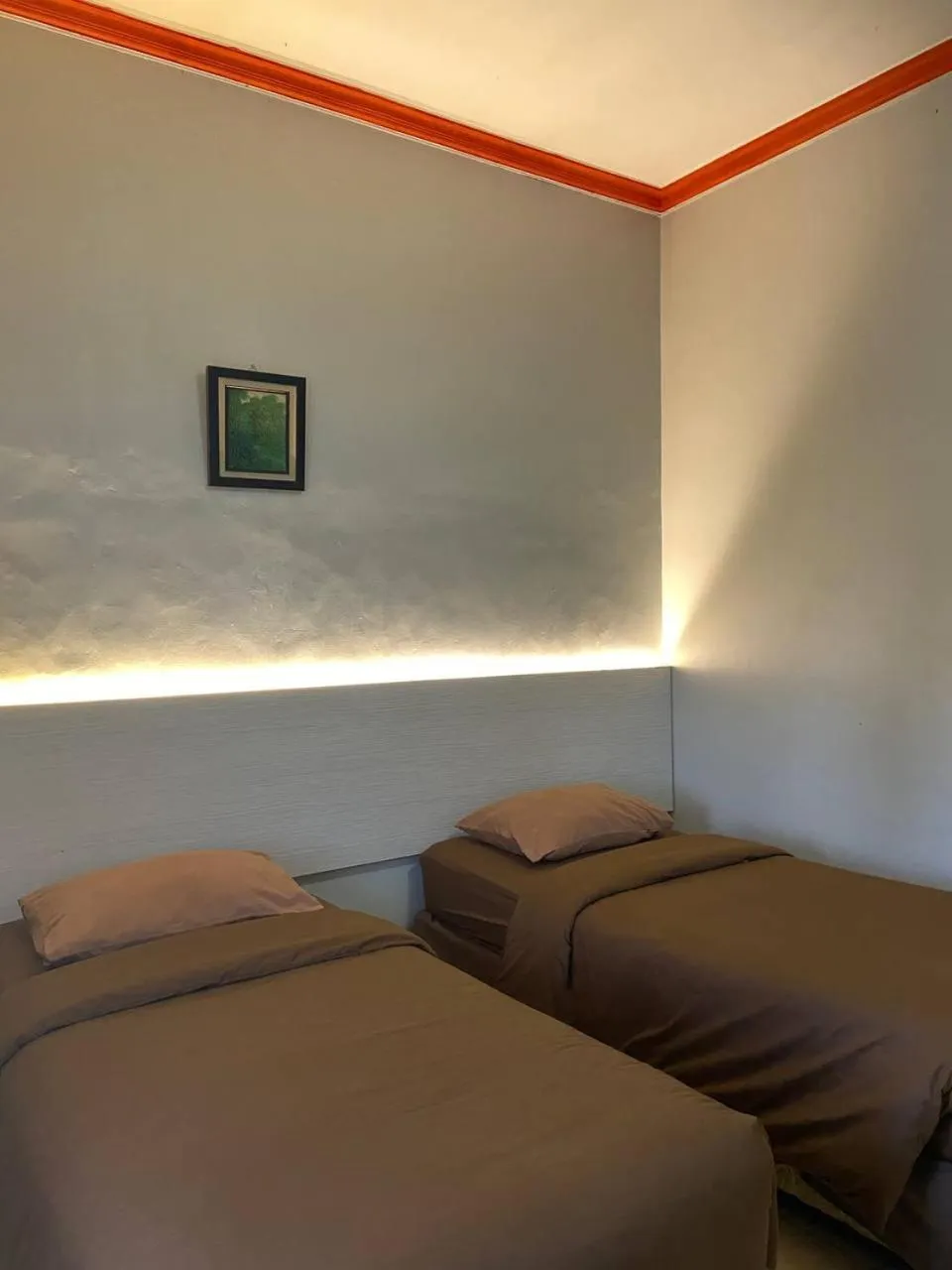 Bed in Hotel Pesona Merak