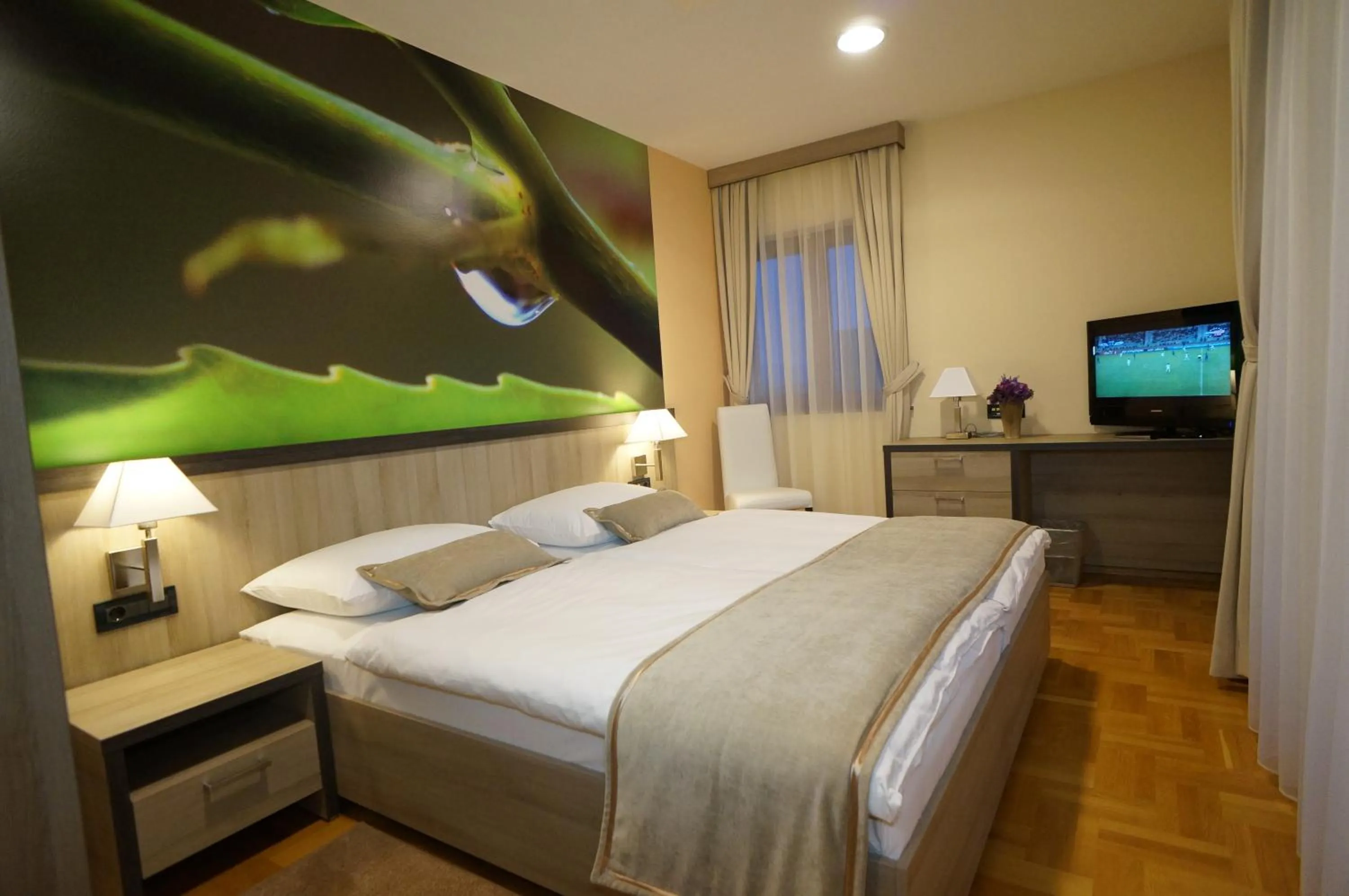 Bed in Hotel Calypso