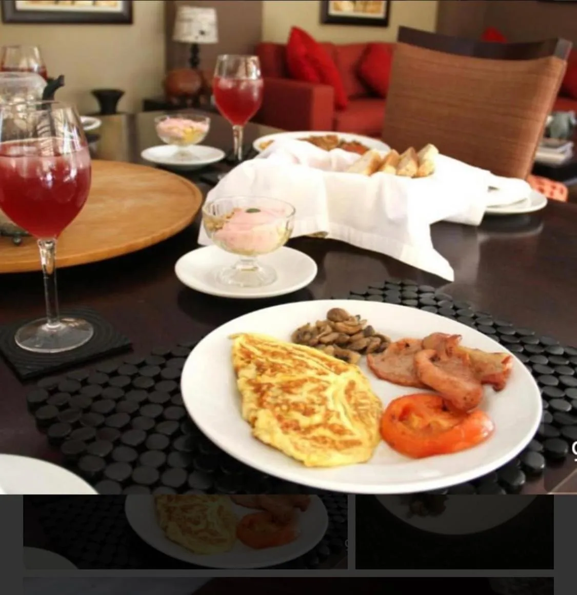 Breakfast in Turaco Lodge - No Loadshedding