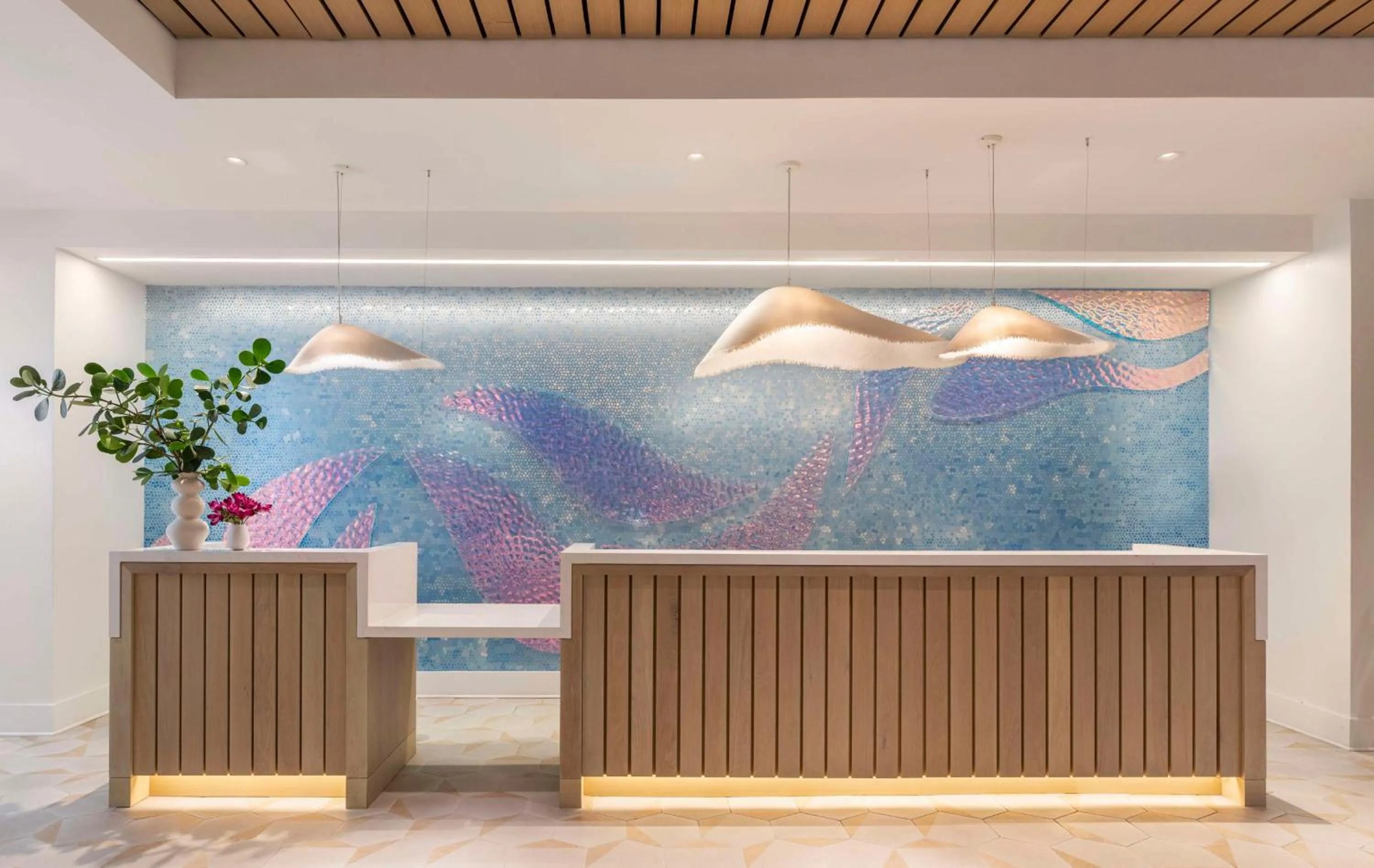 Lobby or reception in The Singer Oceanfront Resort, Curio Collection by Hilton