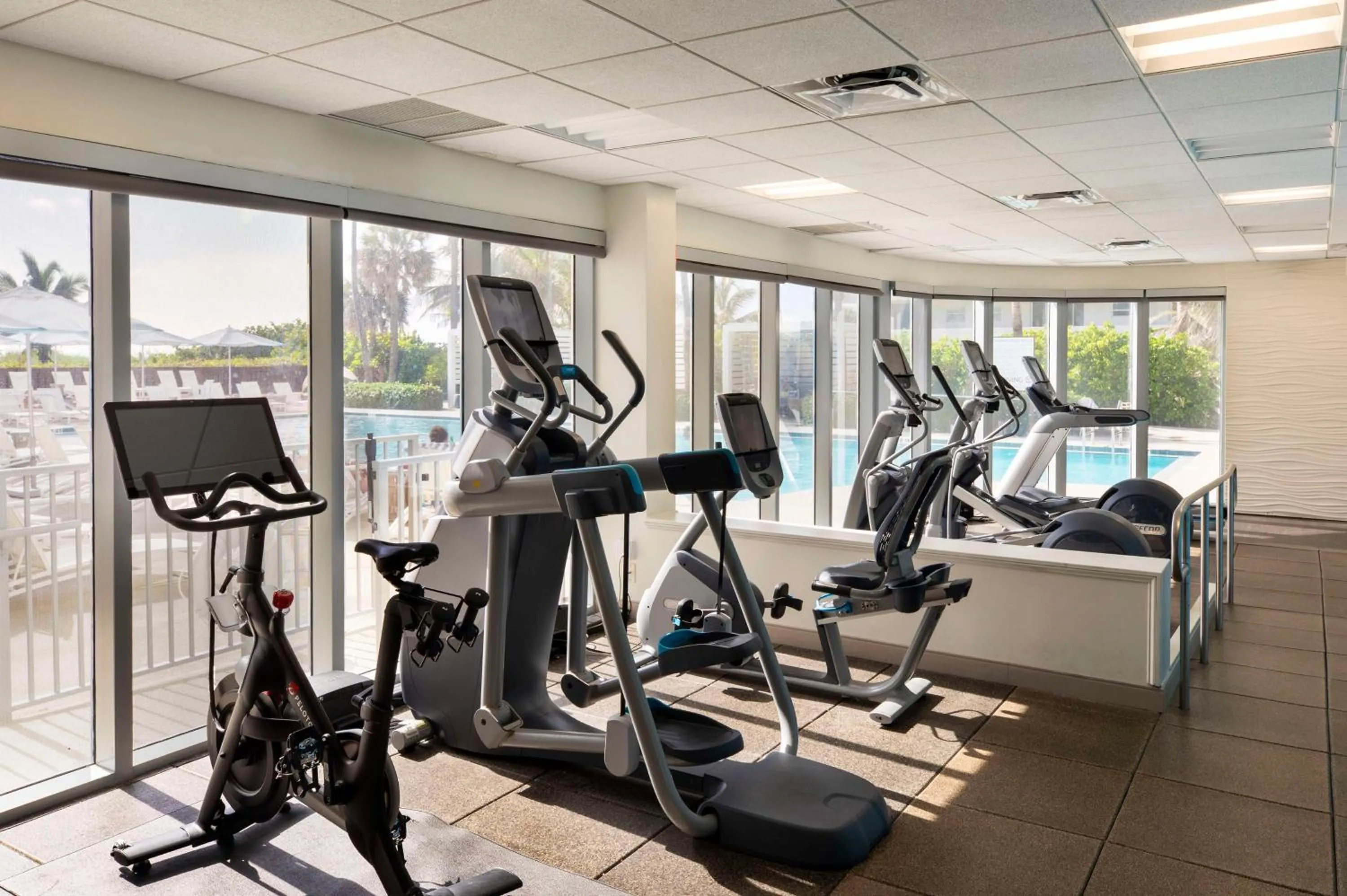 Fitness centre/facilities in The Singer Oceanfront Resort, Curio Collection by Hilton