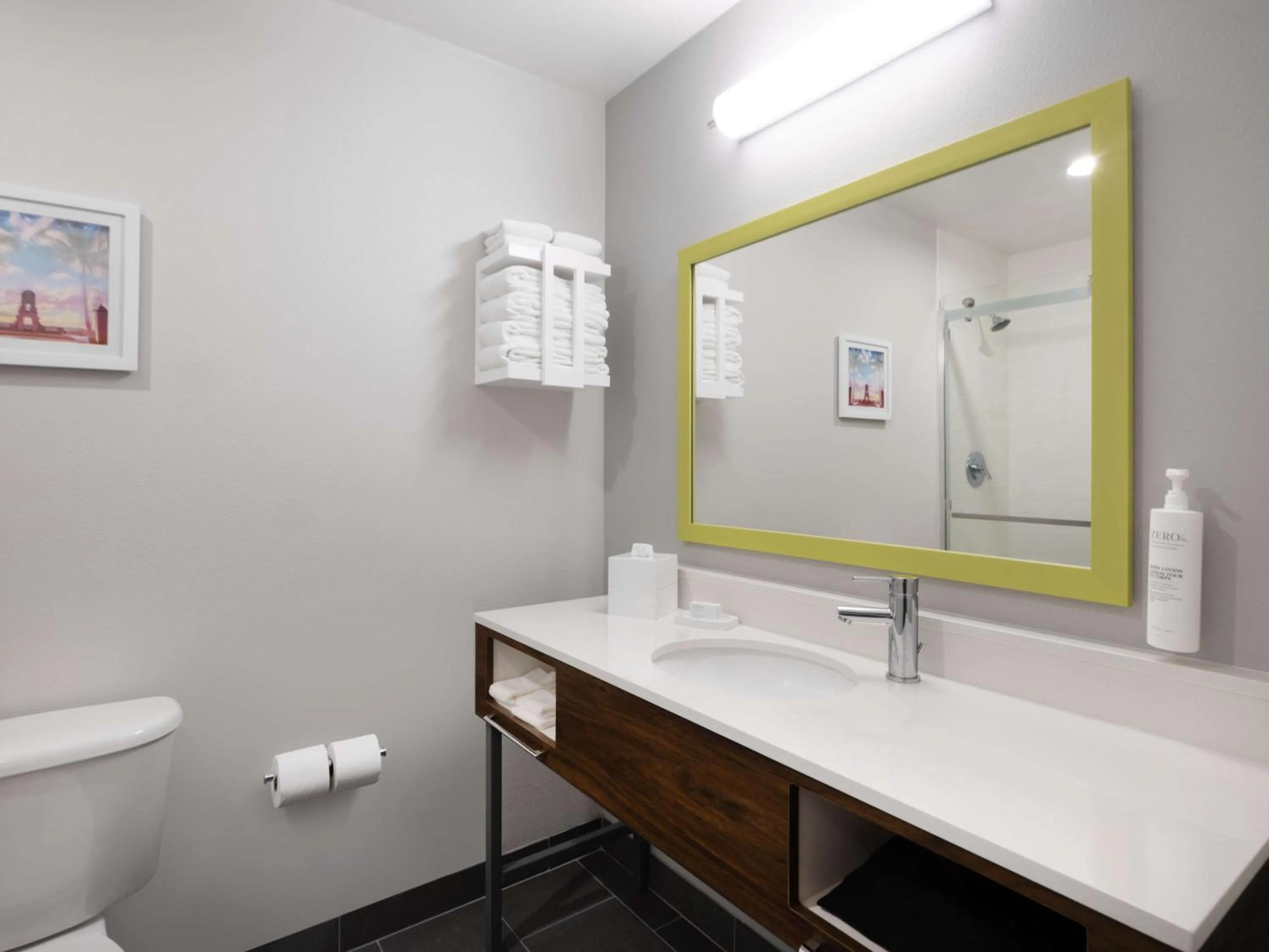 Bathroom in Hampton Inn West Palm Beach-Florida Turnpike