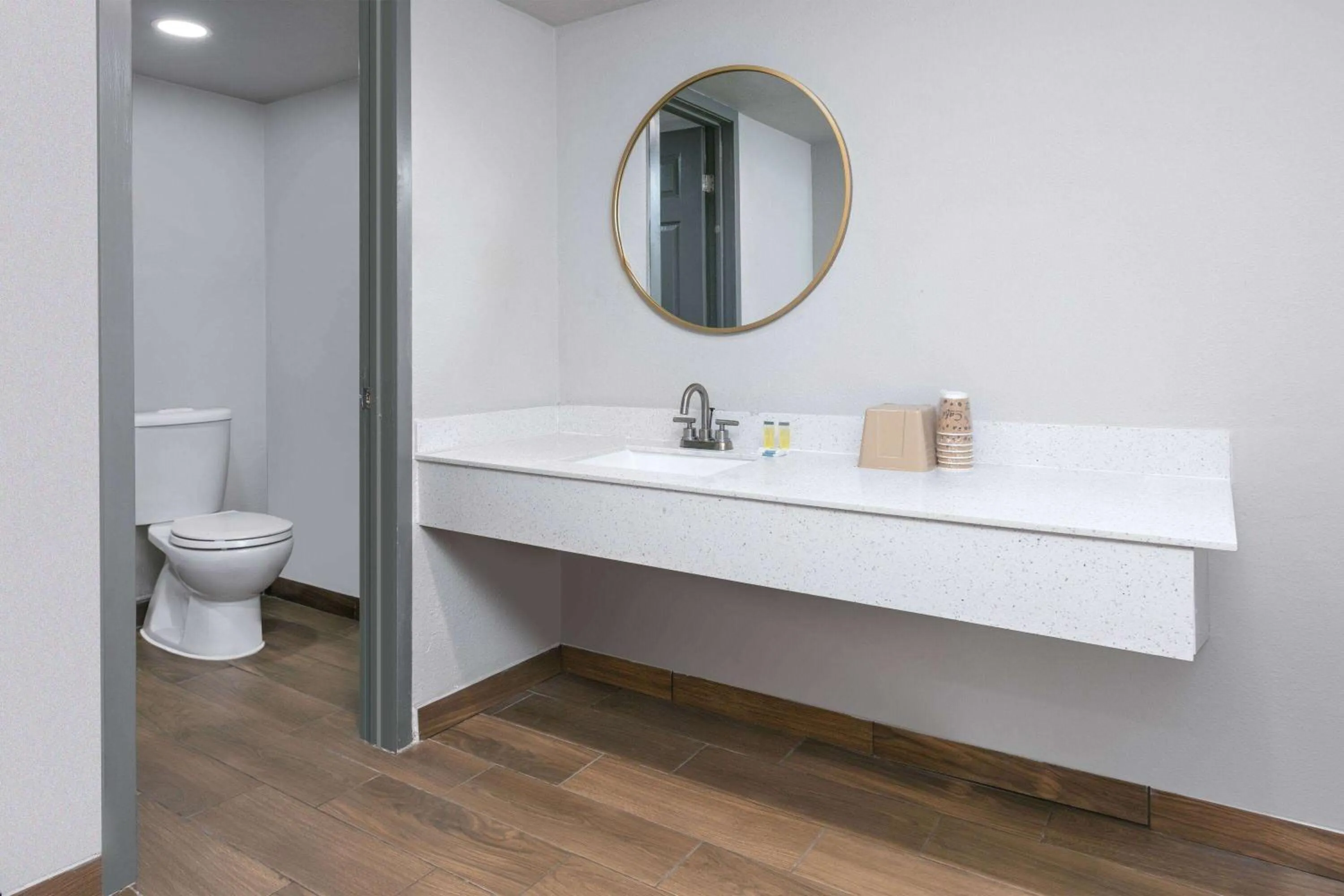 Bathroom in Days Inn by Wyndham South Fort Worth