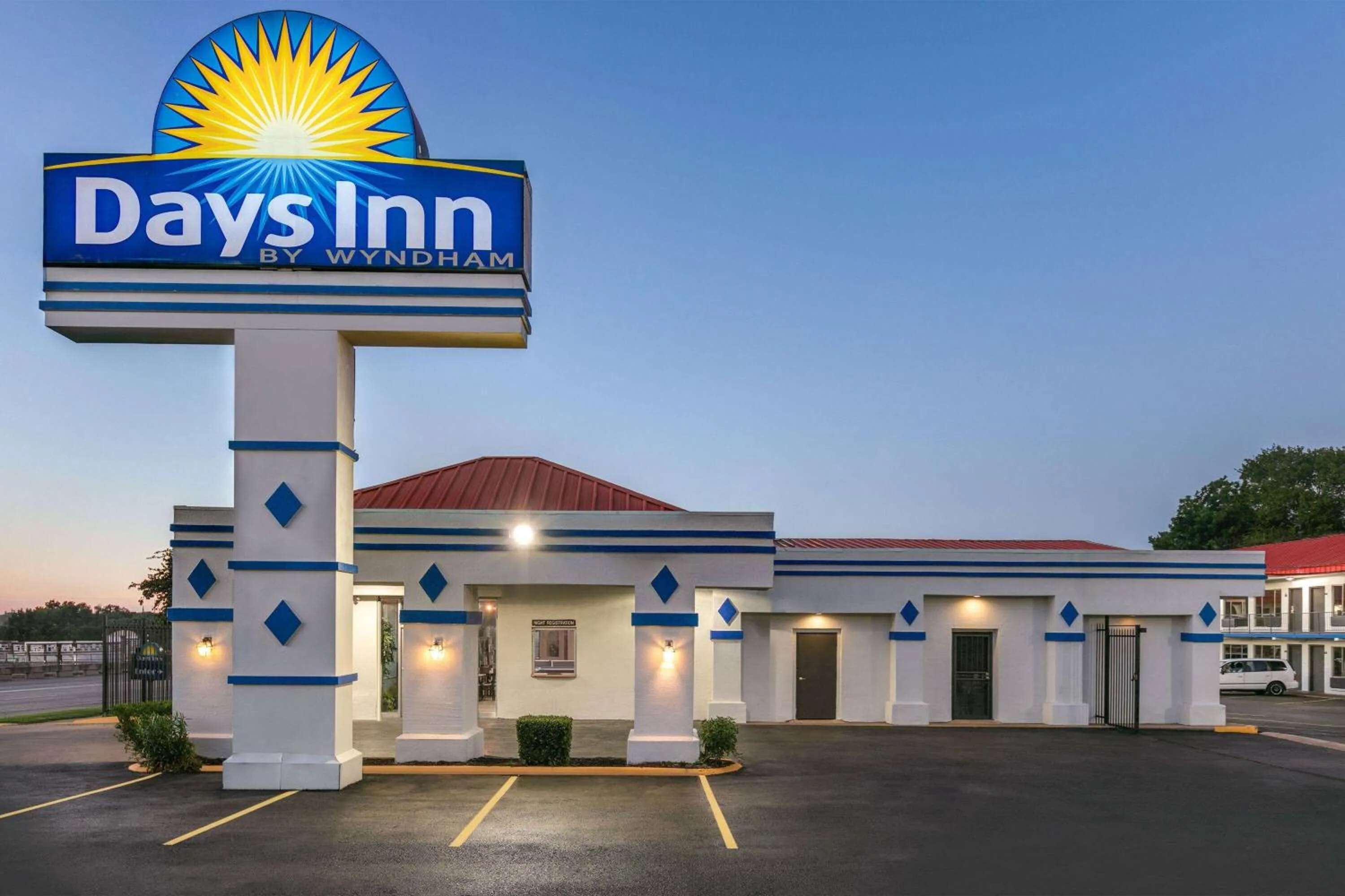Property building in Days Inn by Wyndham South Fort Worth
