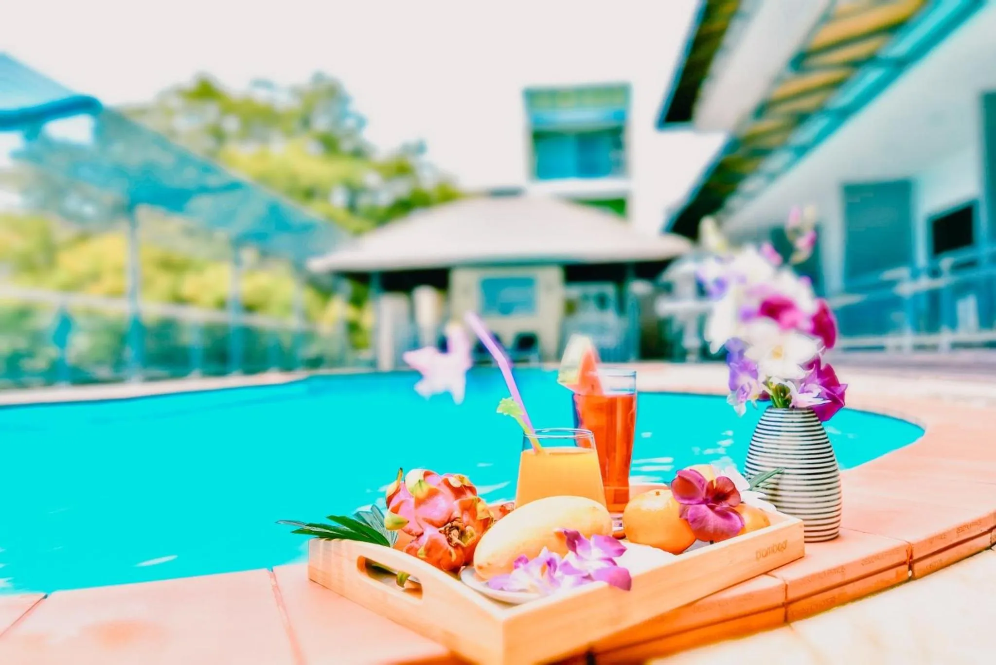 Swimming pool in CHA AM MY HOUSE Resort