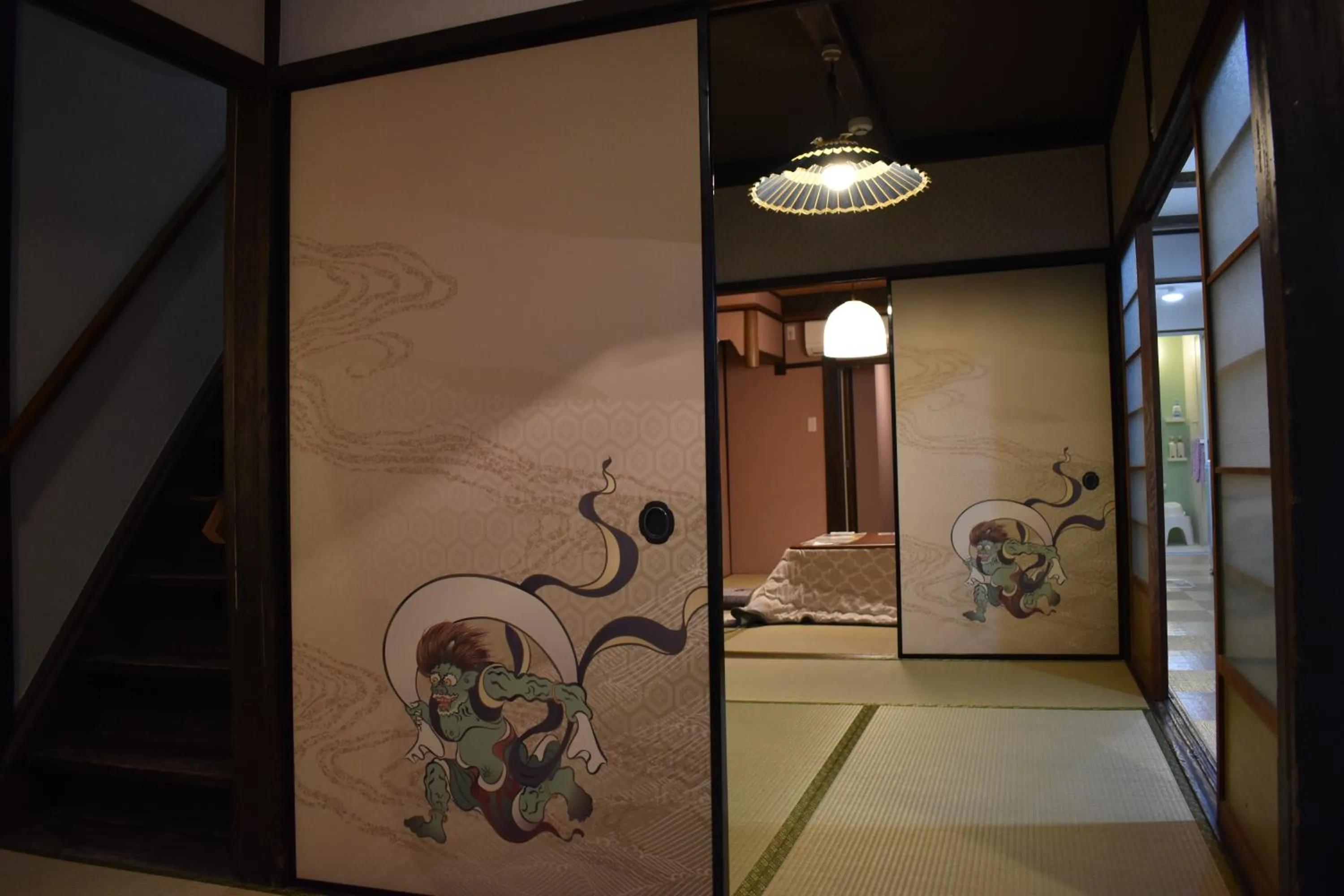 Living room in Nishioji TANUKI 西大路 狸