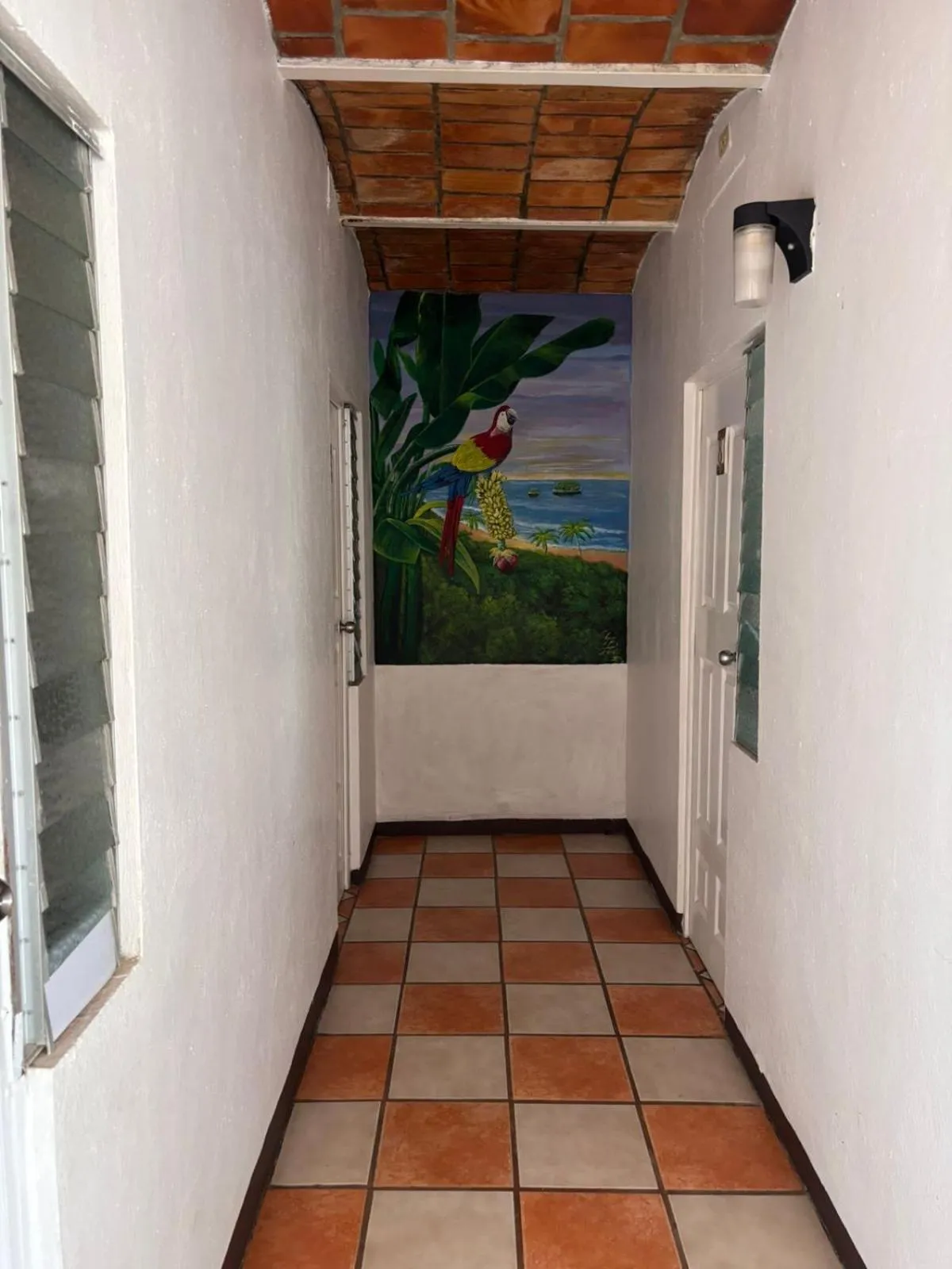 Decorative detail in Bungalows Flamingos