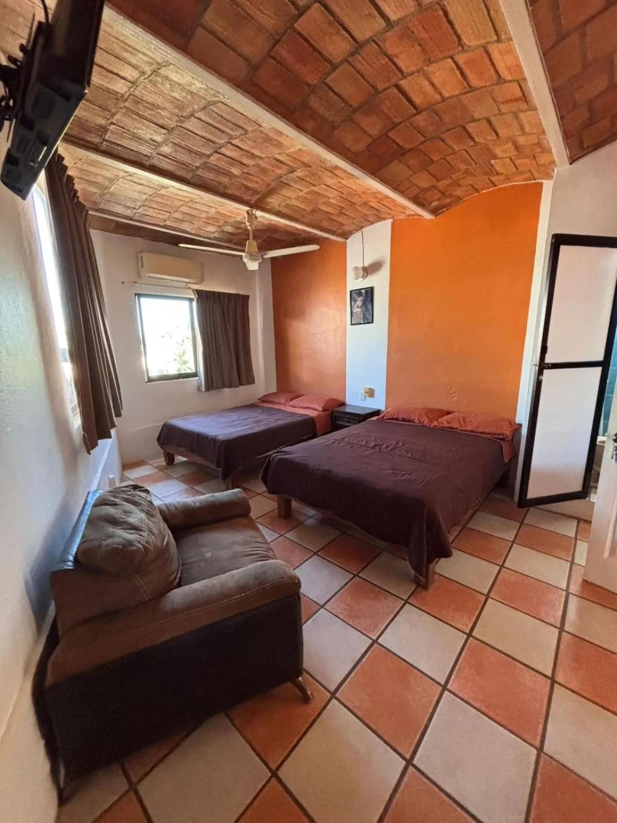 Bedroom, Bed in Bungalows Flamingos