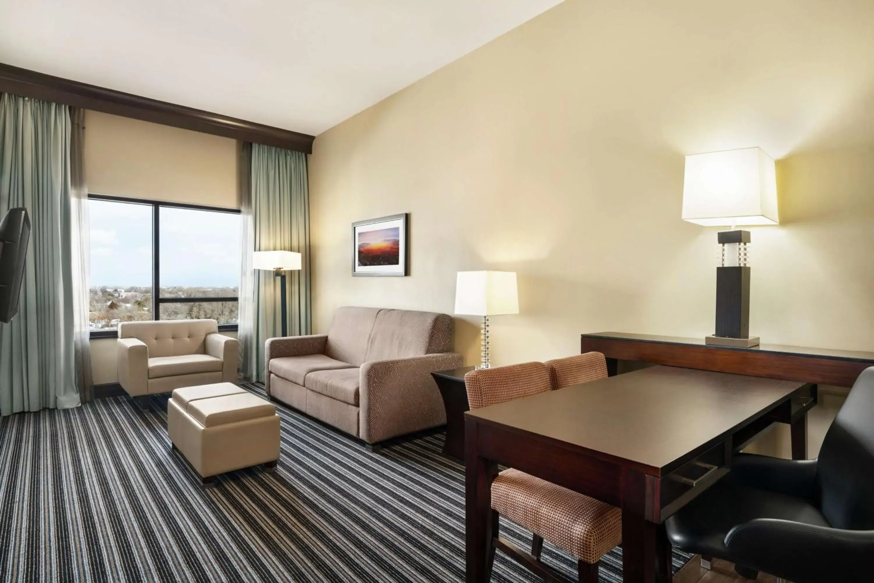 Large King Room with Sofa Bed - Non-Smoking in Embassy Suites by Hilton Salt Lake West Valley City Large King Room with Sofa Bed - Non-Smoking in Embassy Suites by Hilton Salt Lake West Valley City