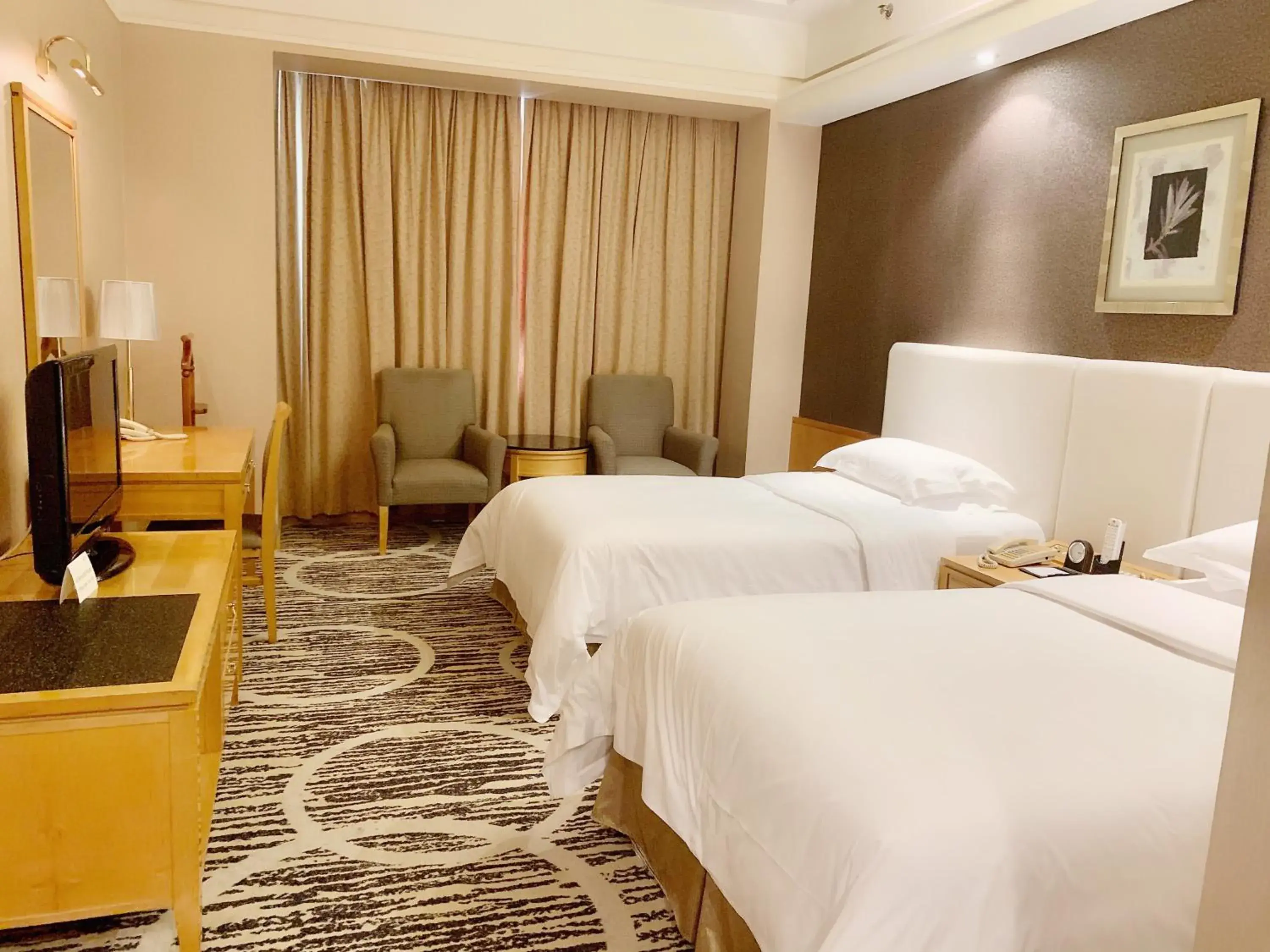 Business Twin Room in Baiyun Hotel Guangzhou Business Twin Room in Baiyun Hotel Guangzhou