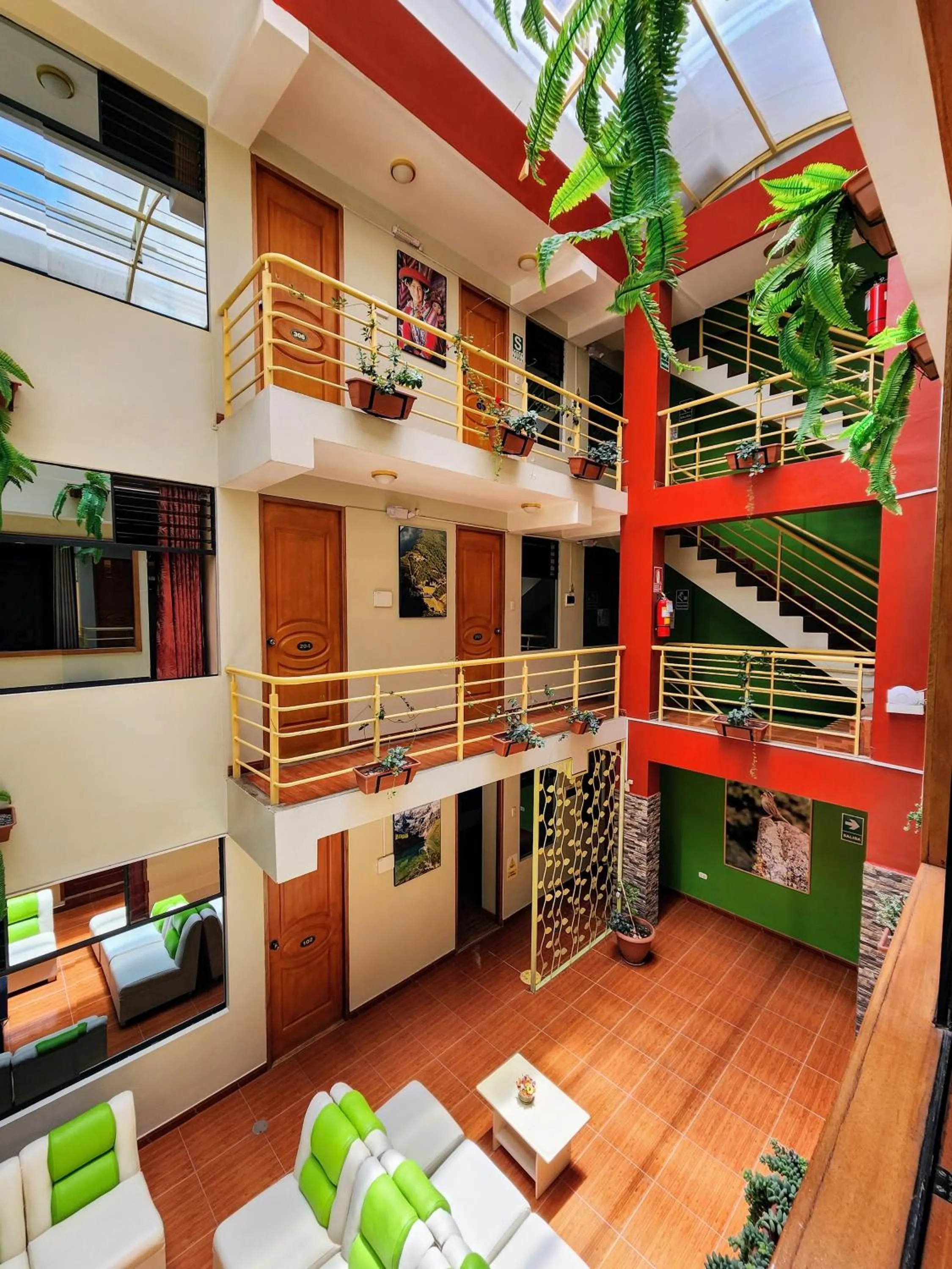Seating area in El Mariscal Cusco
