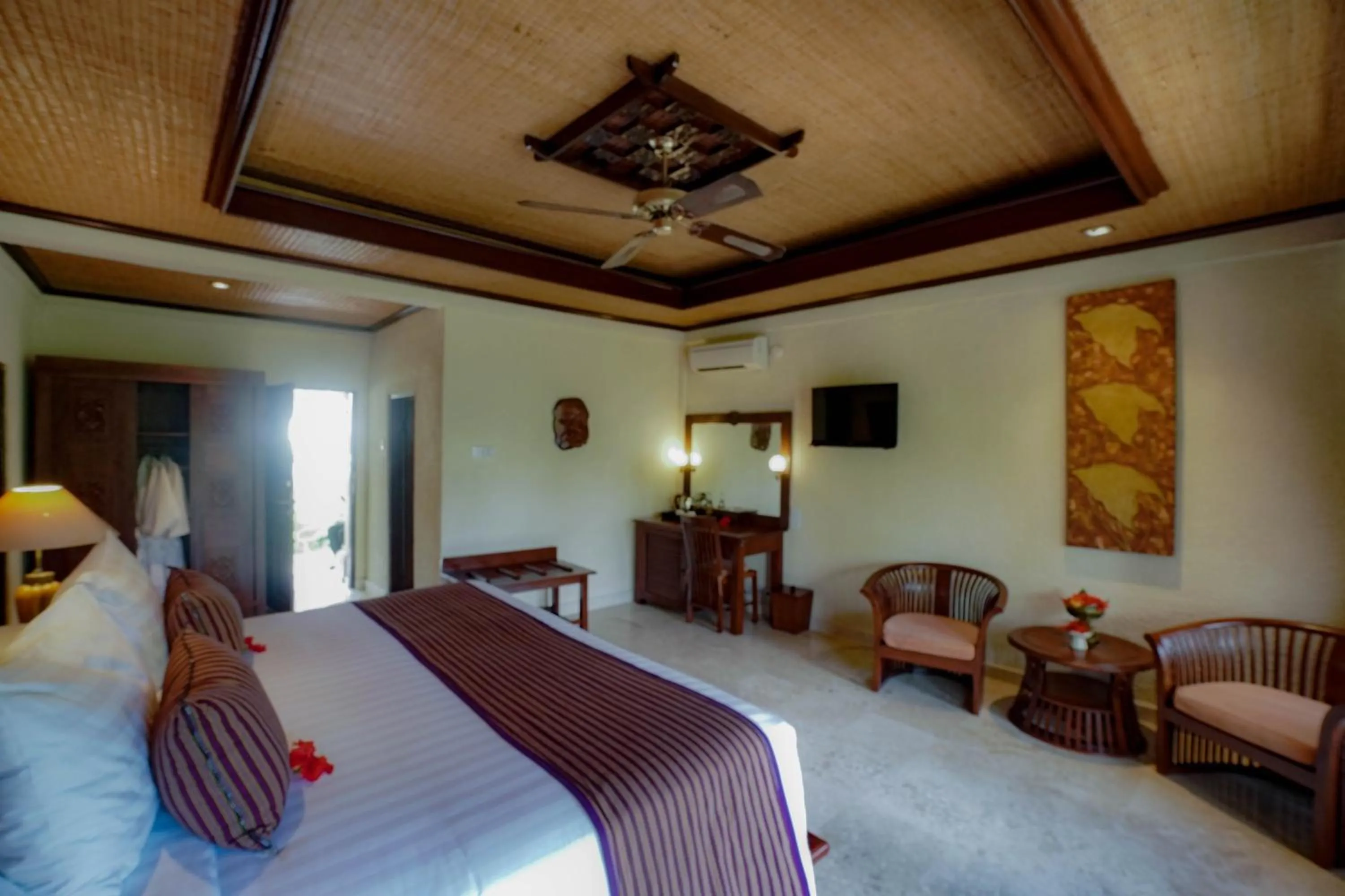 Bed in Hotel Tjampuhan Spa