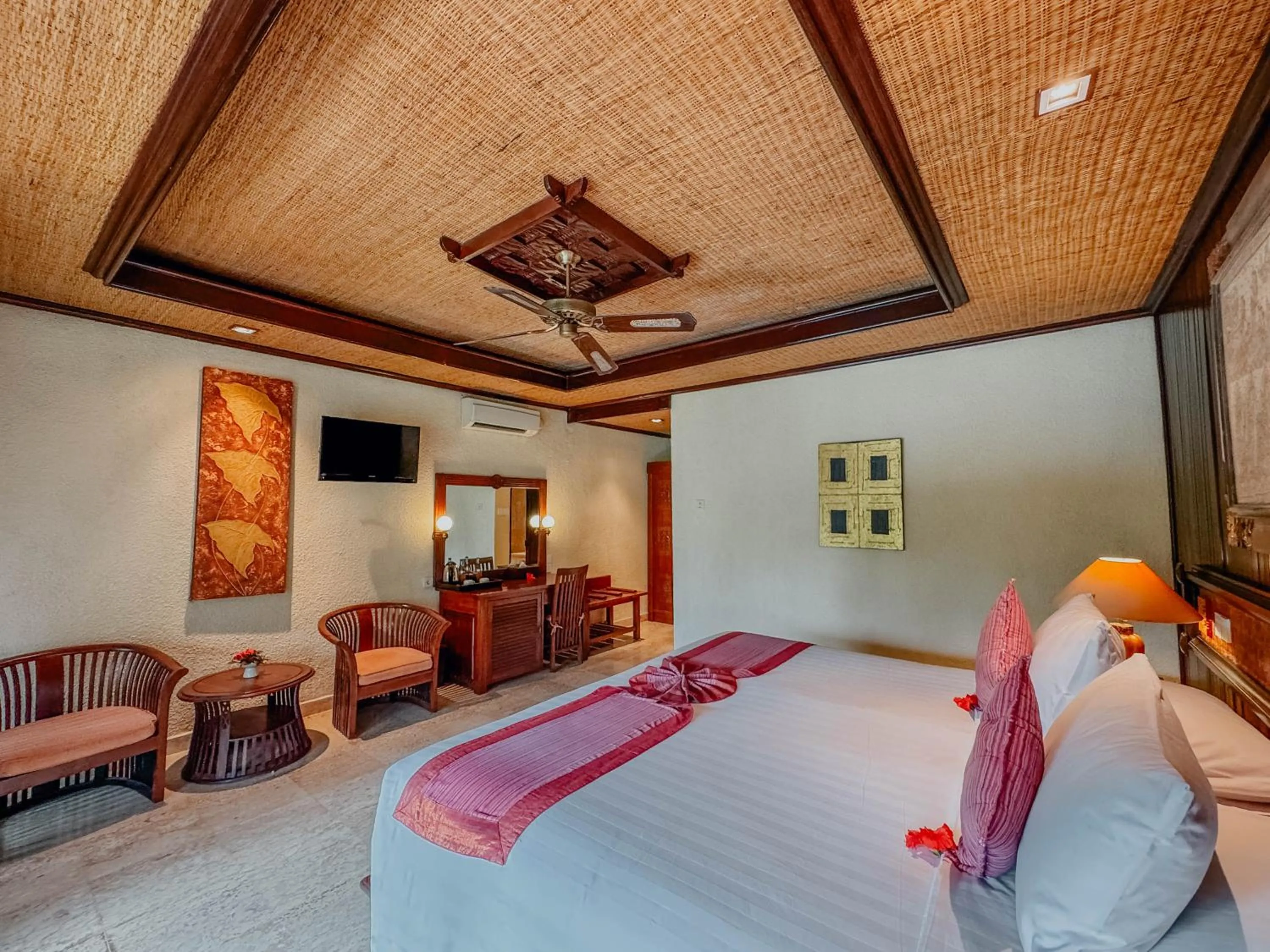 Bed in Hotel Tjampuhan Spa