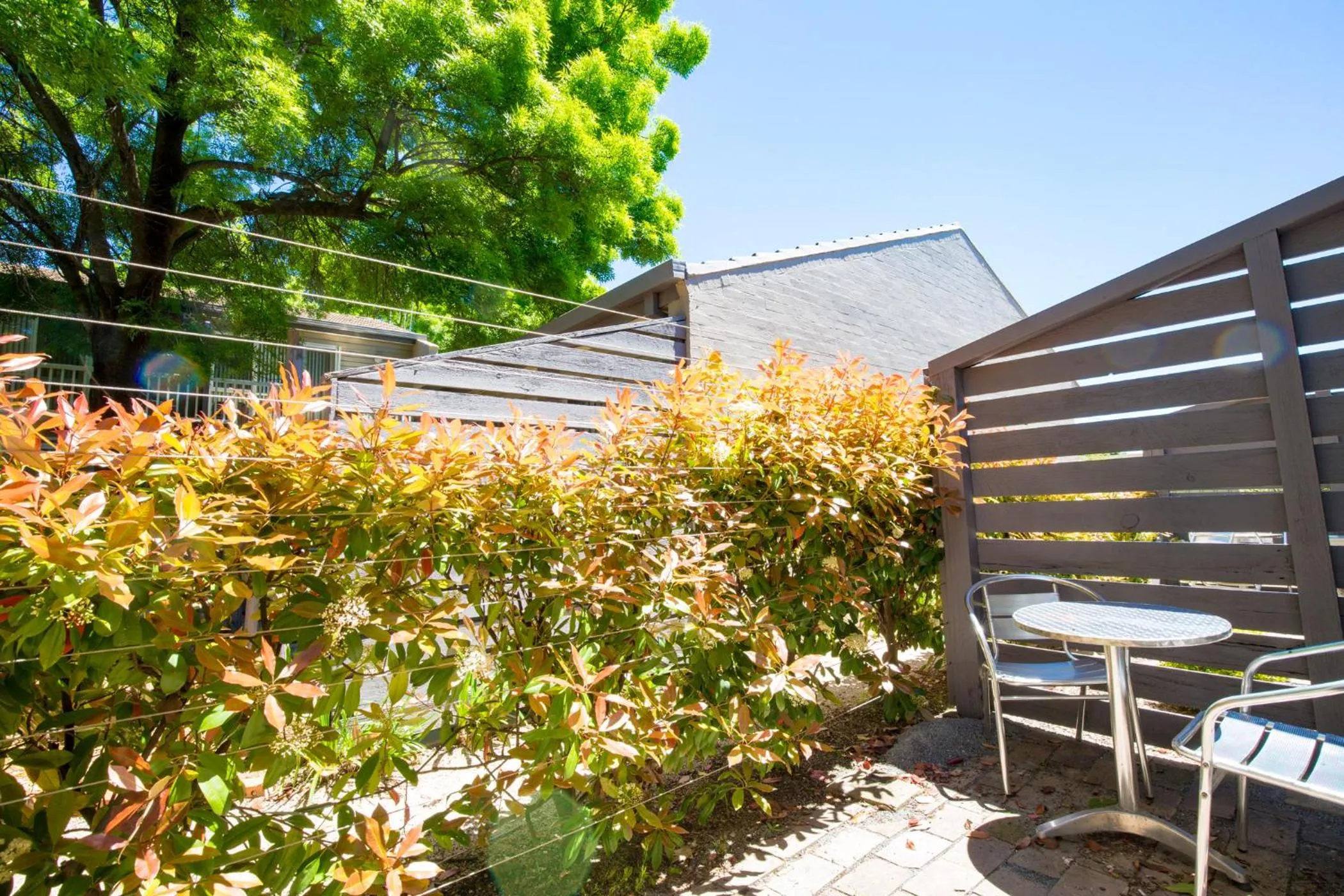 Patio in Summer East Apartments