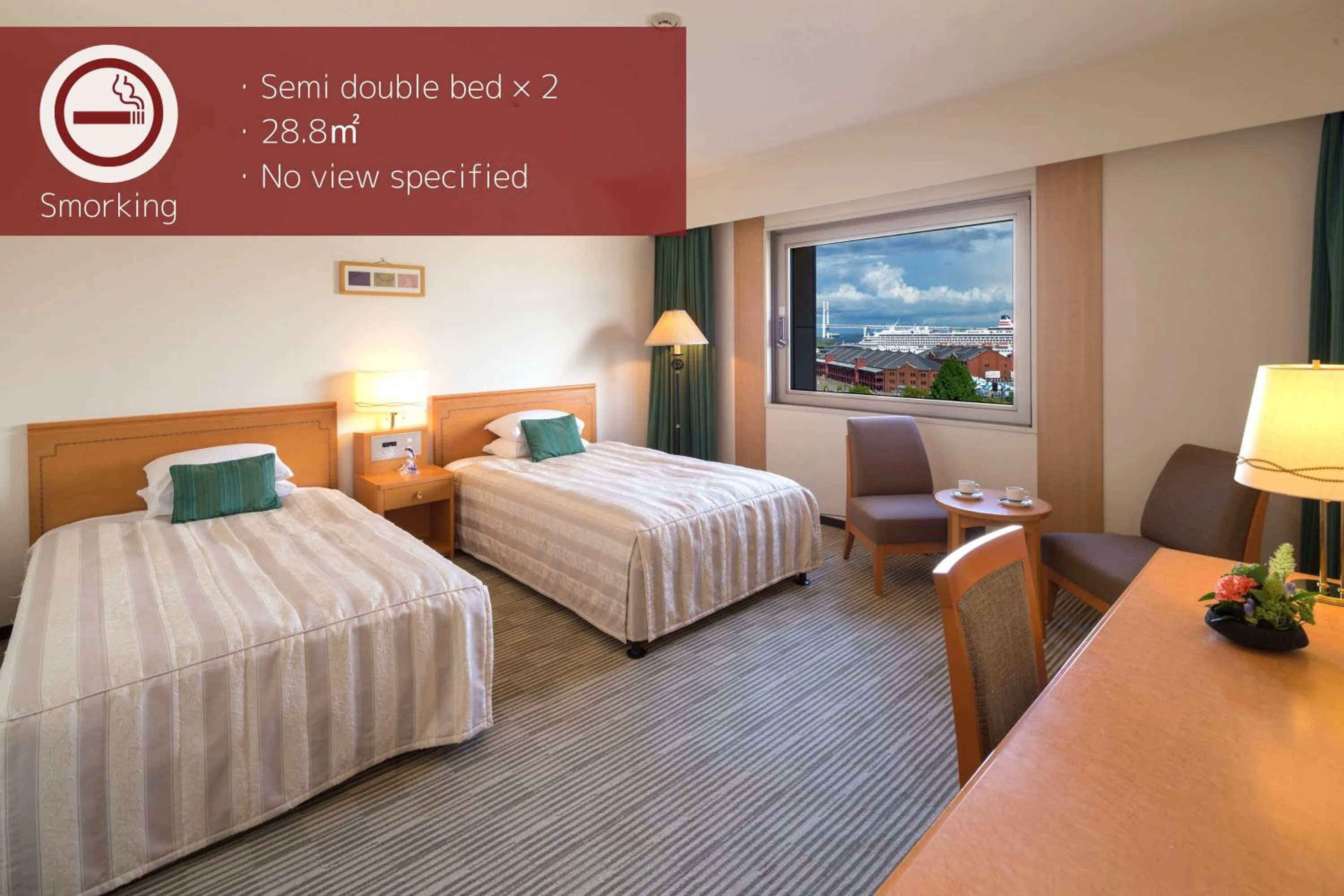 Photo of the whole room, Bed in Navios Yokohama