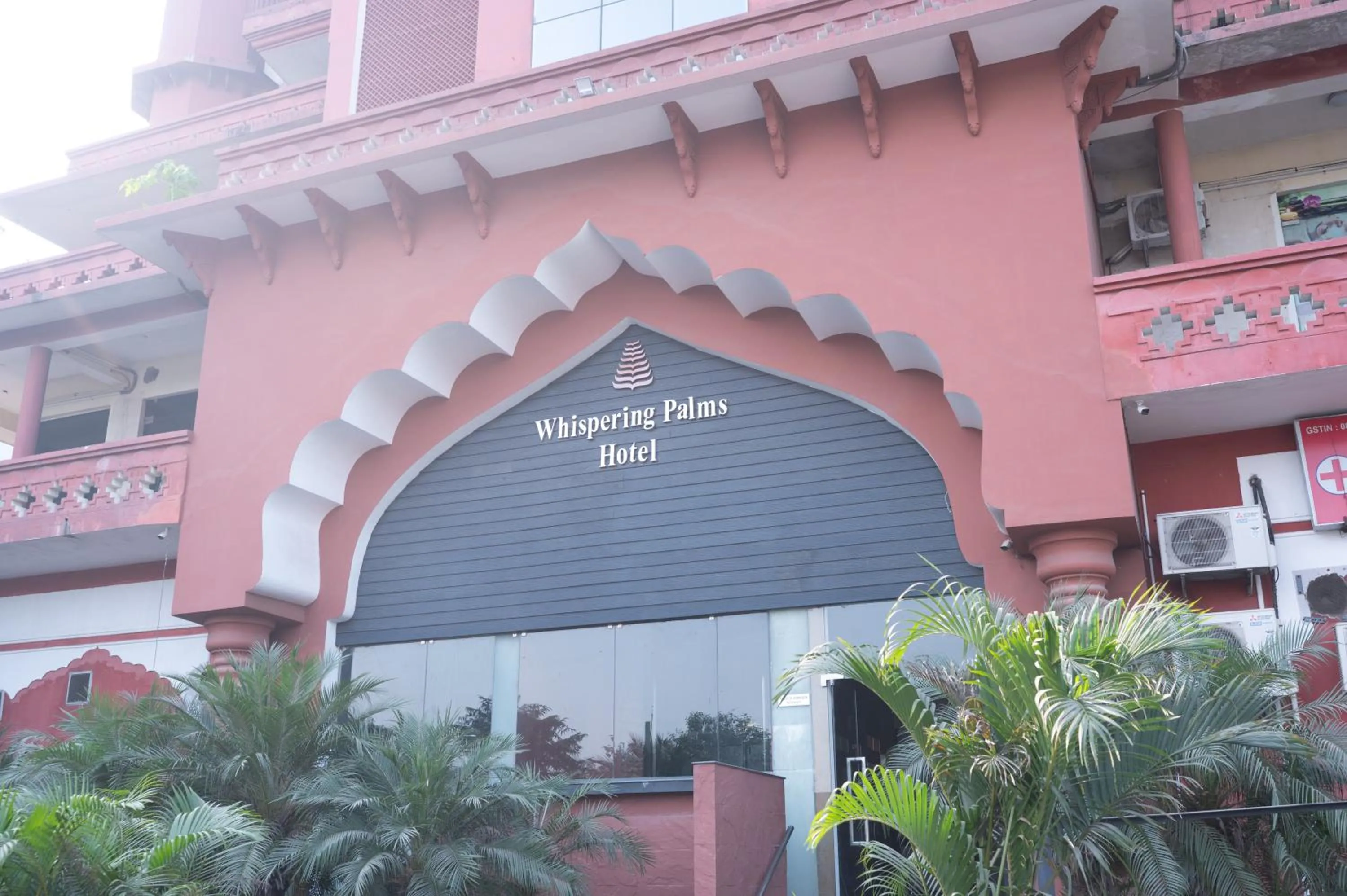 Facade/entrance in Whispering Palms Hotel Jaipur