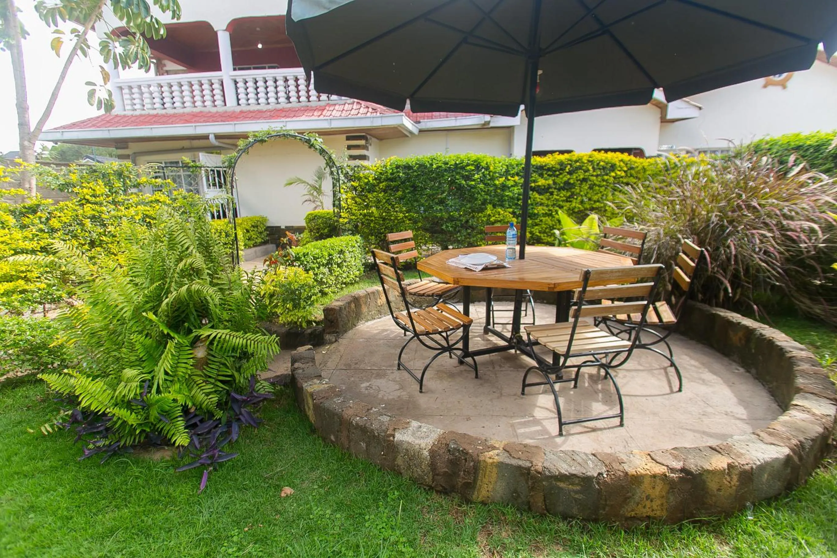 Garden view in Zarita Boutique Hotel