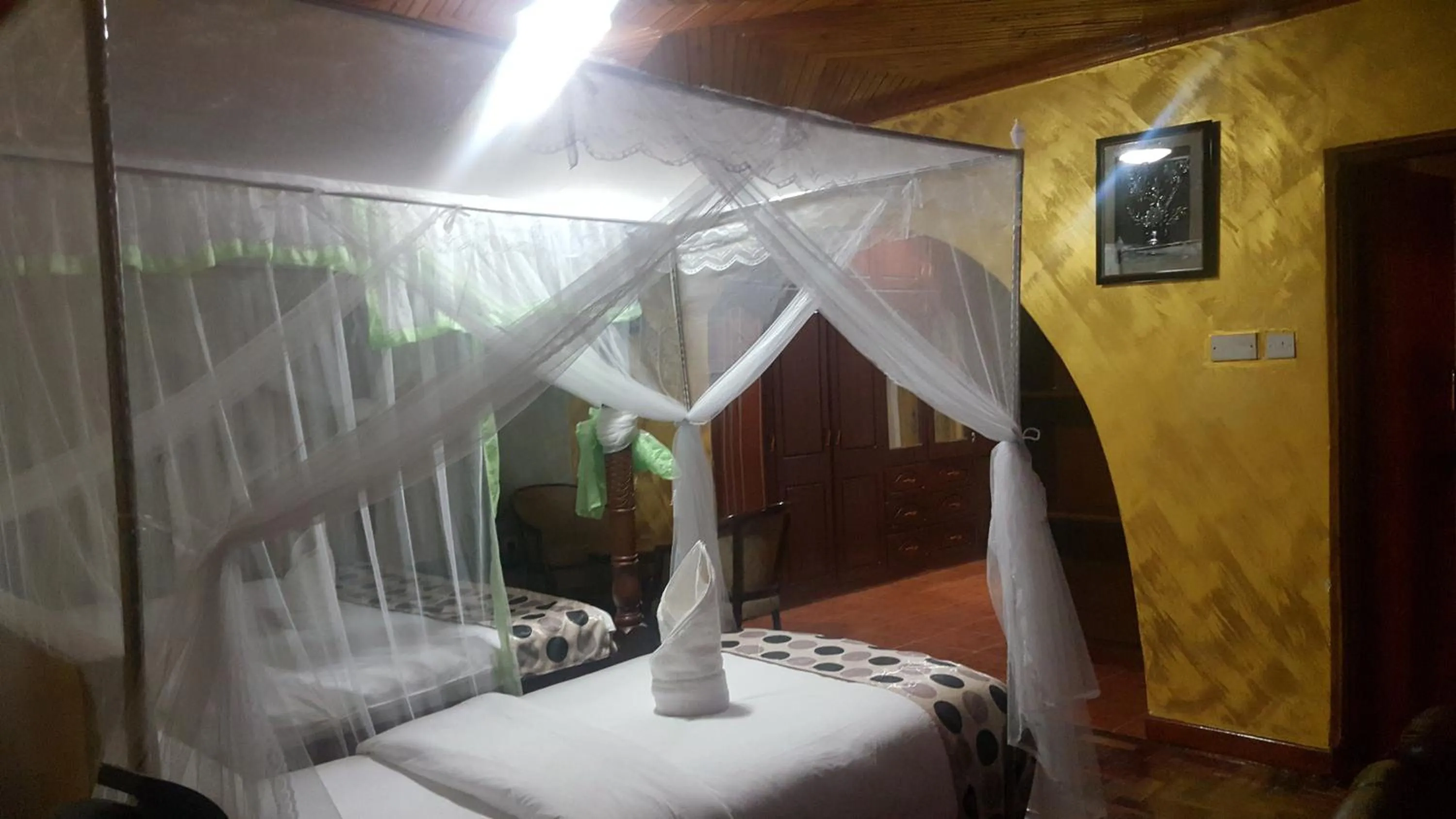 Bed in Zarita Boutique Hotel