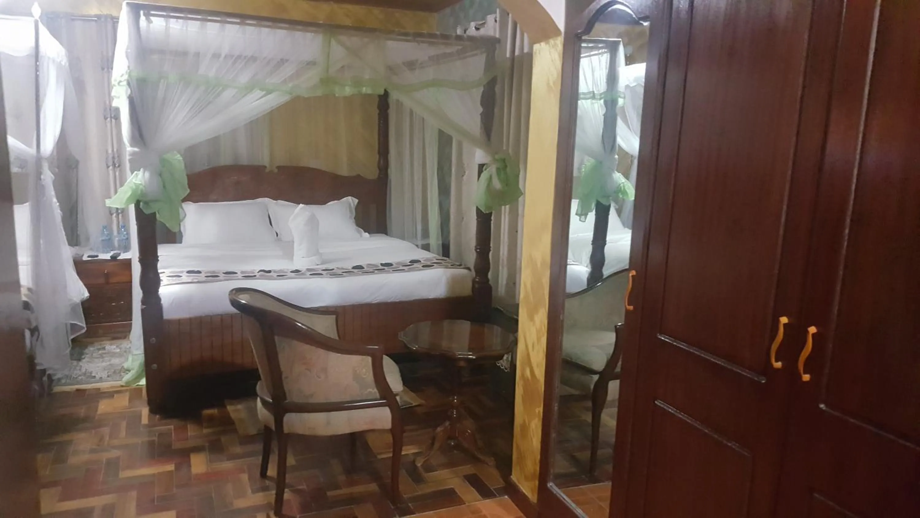Bed in Zarita Boutique Hotel