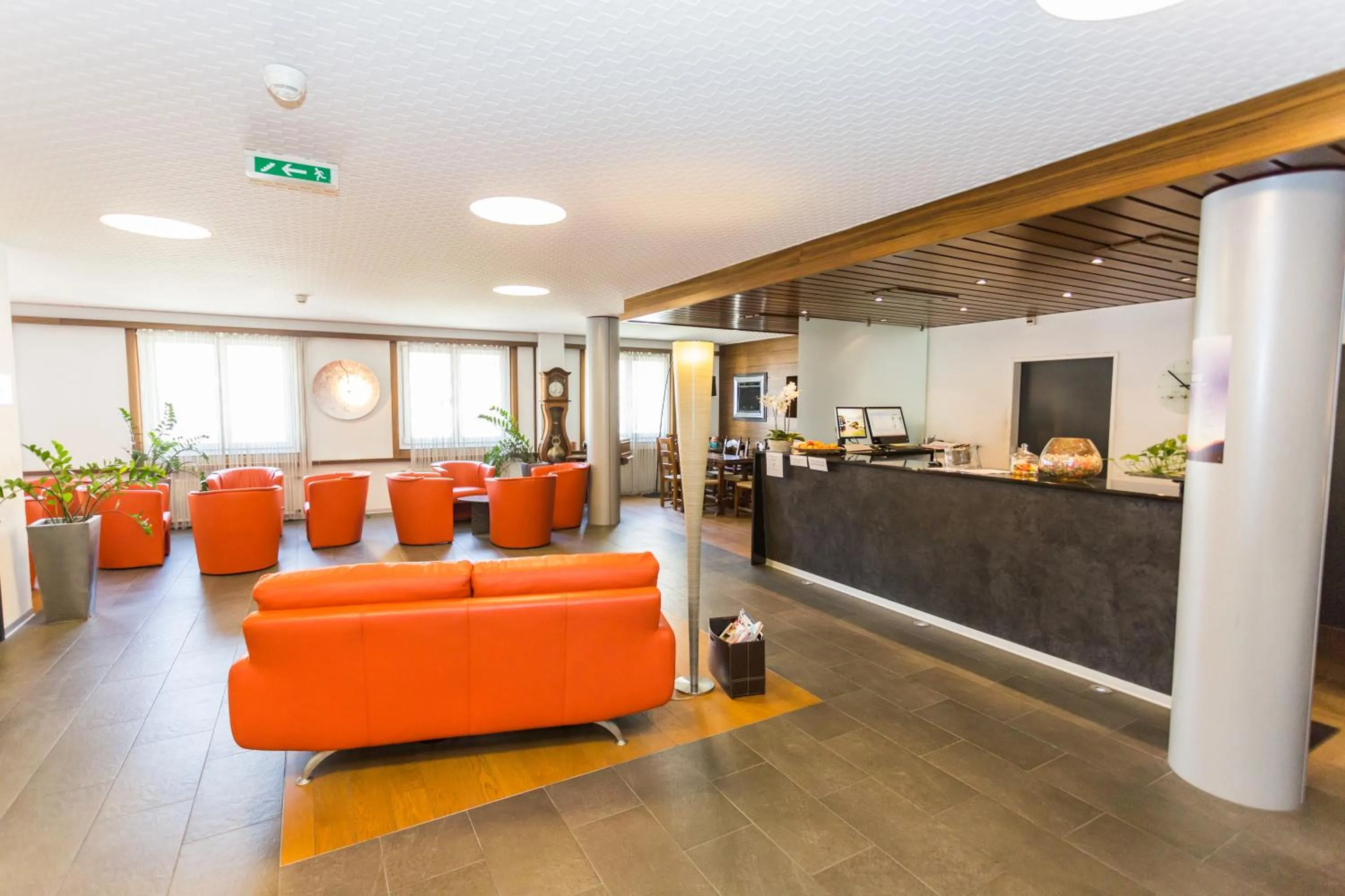 Lobby or reception in Hôtel du Rhône