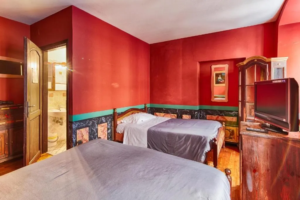 Bed in Hotel Portacavana