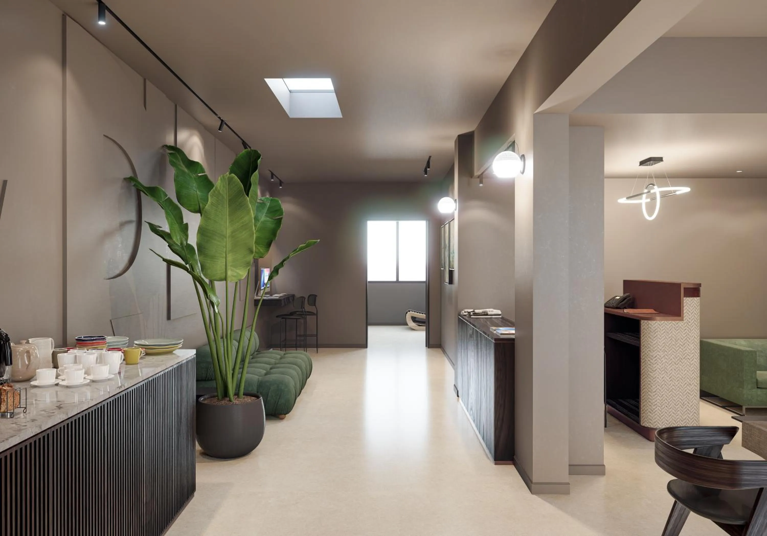 Lobby or reception in Mariette Rhodes Urban Suites