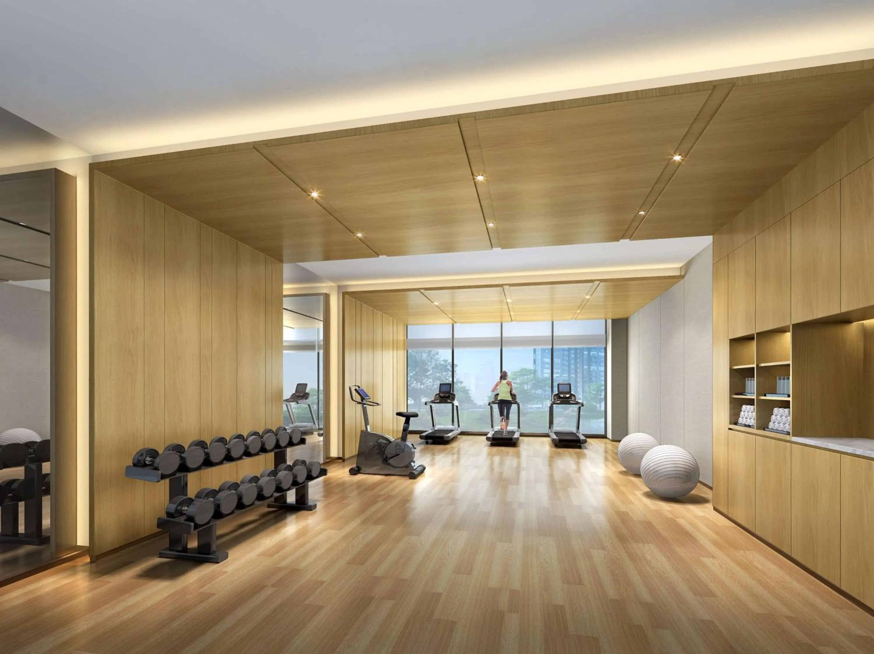 Fitness centre/facilities in Hilton Garden Inn Nujiang