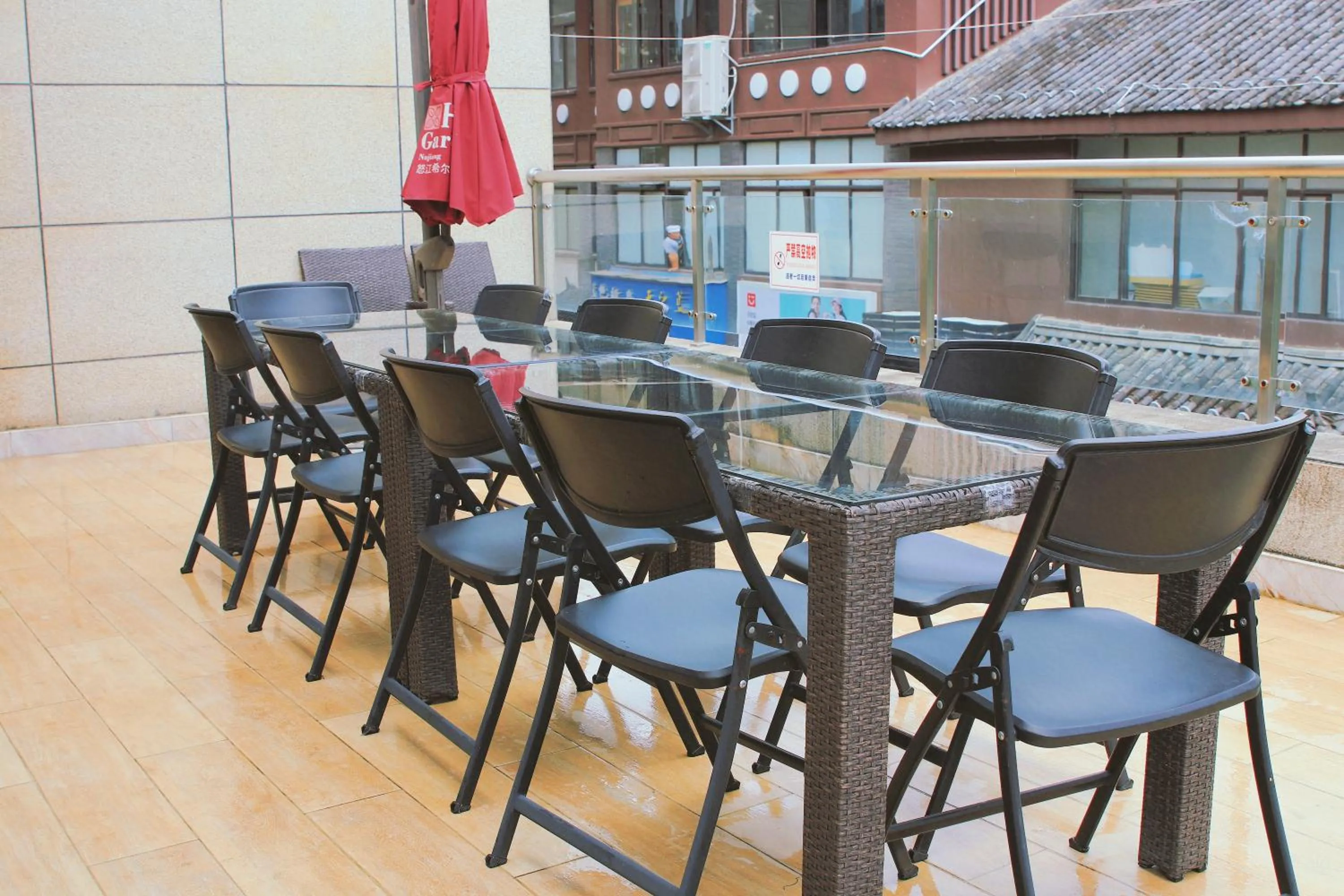 Balcony/Terrace in Hilton Garden Inn Nujiang