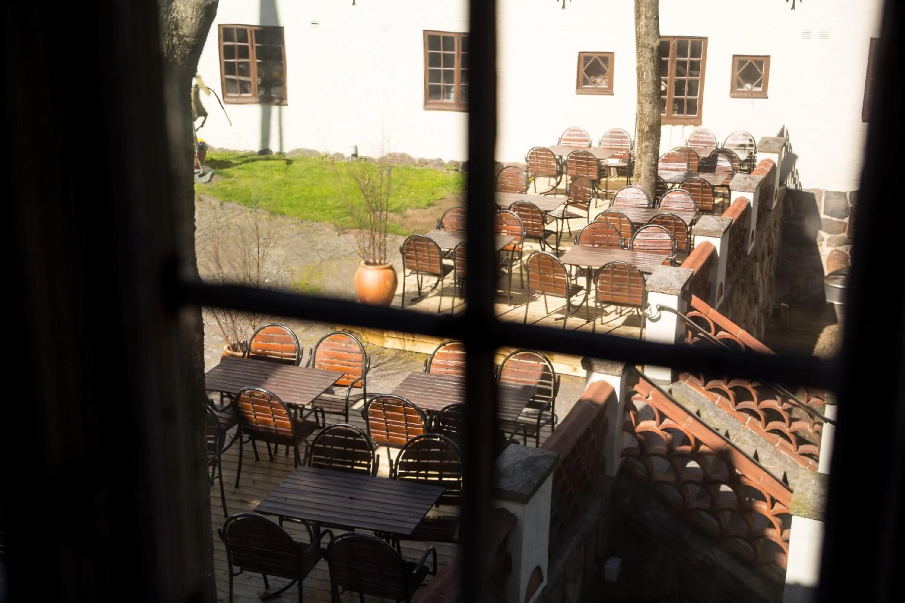 Garden in Värdshuset Hwitan