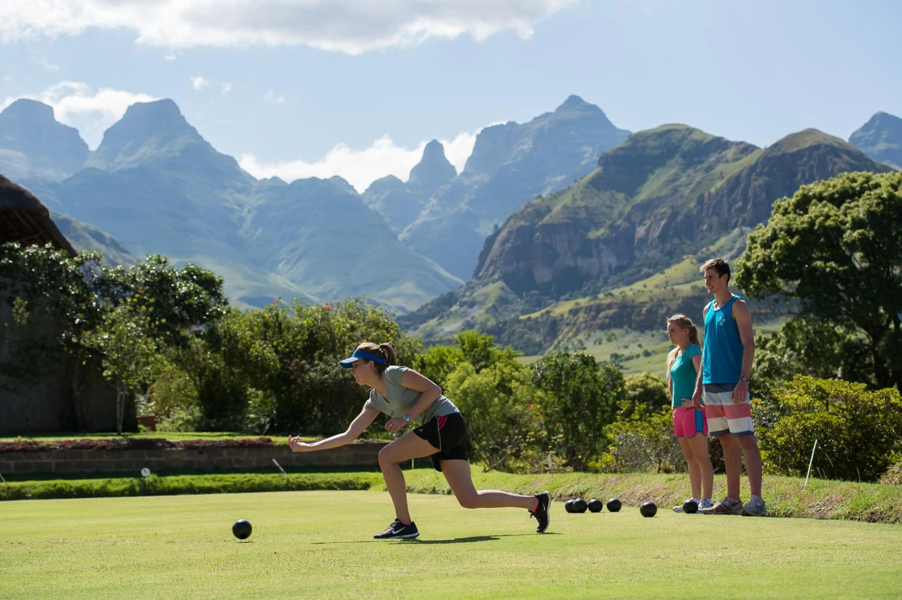 Natural landscape in Cathedral Peak Hotel