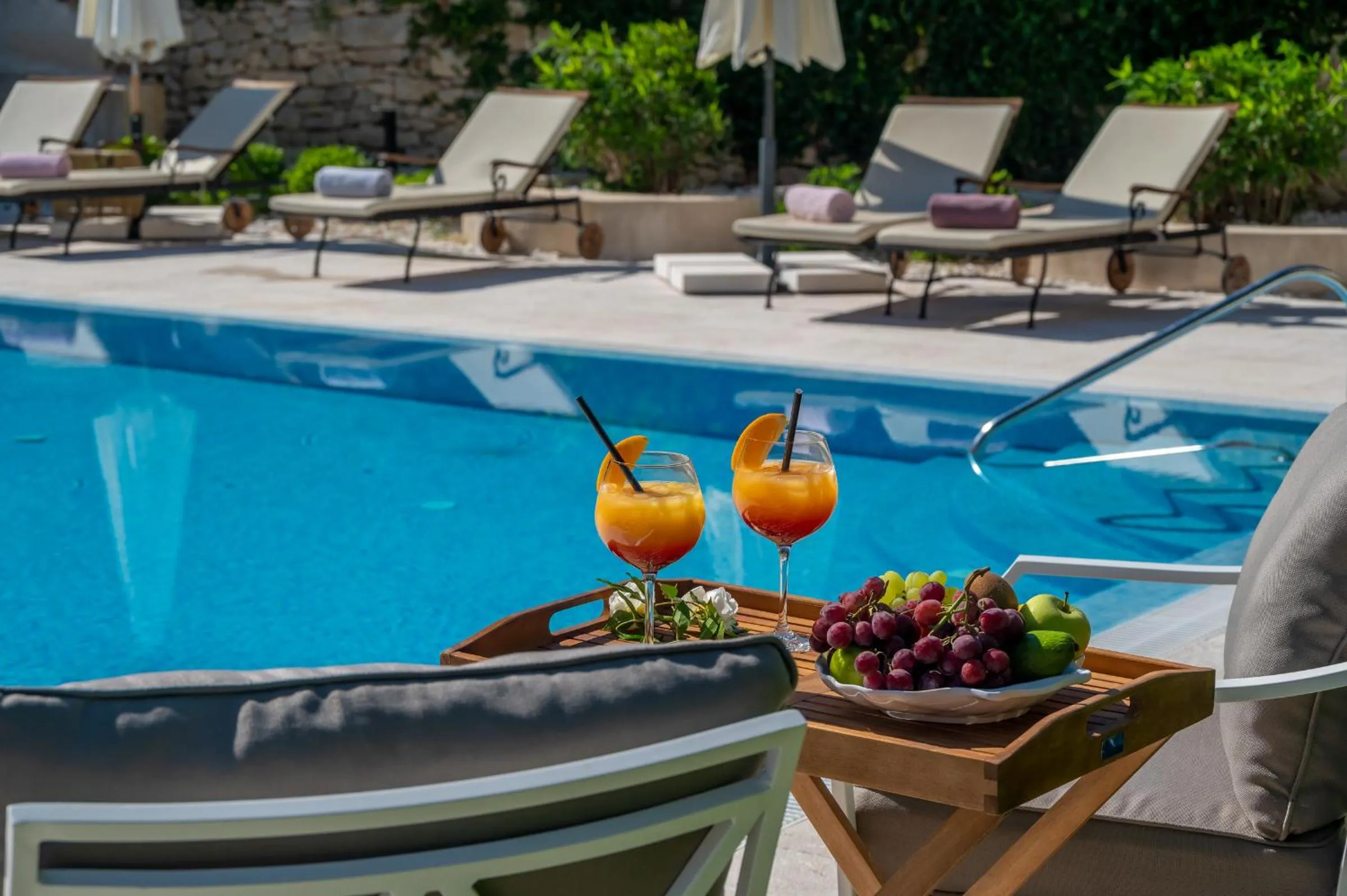 Swimming pool in Puteus Palace Heritage Hotel