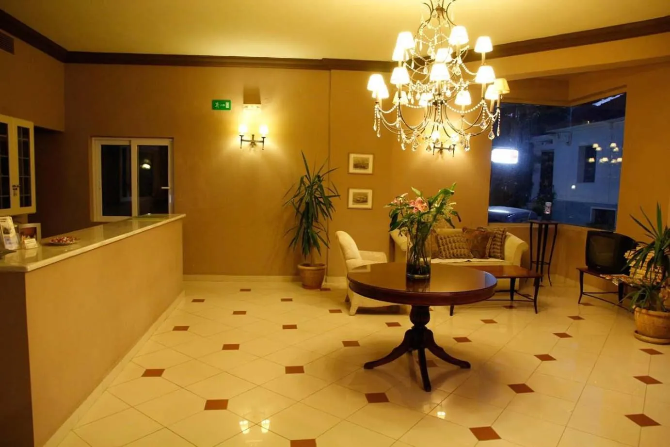 Decorative detail in Lambrinos Suites