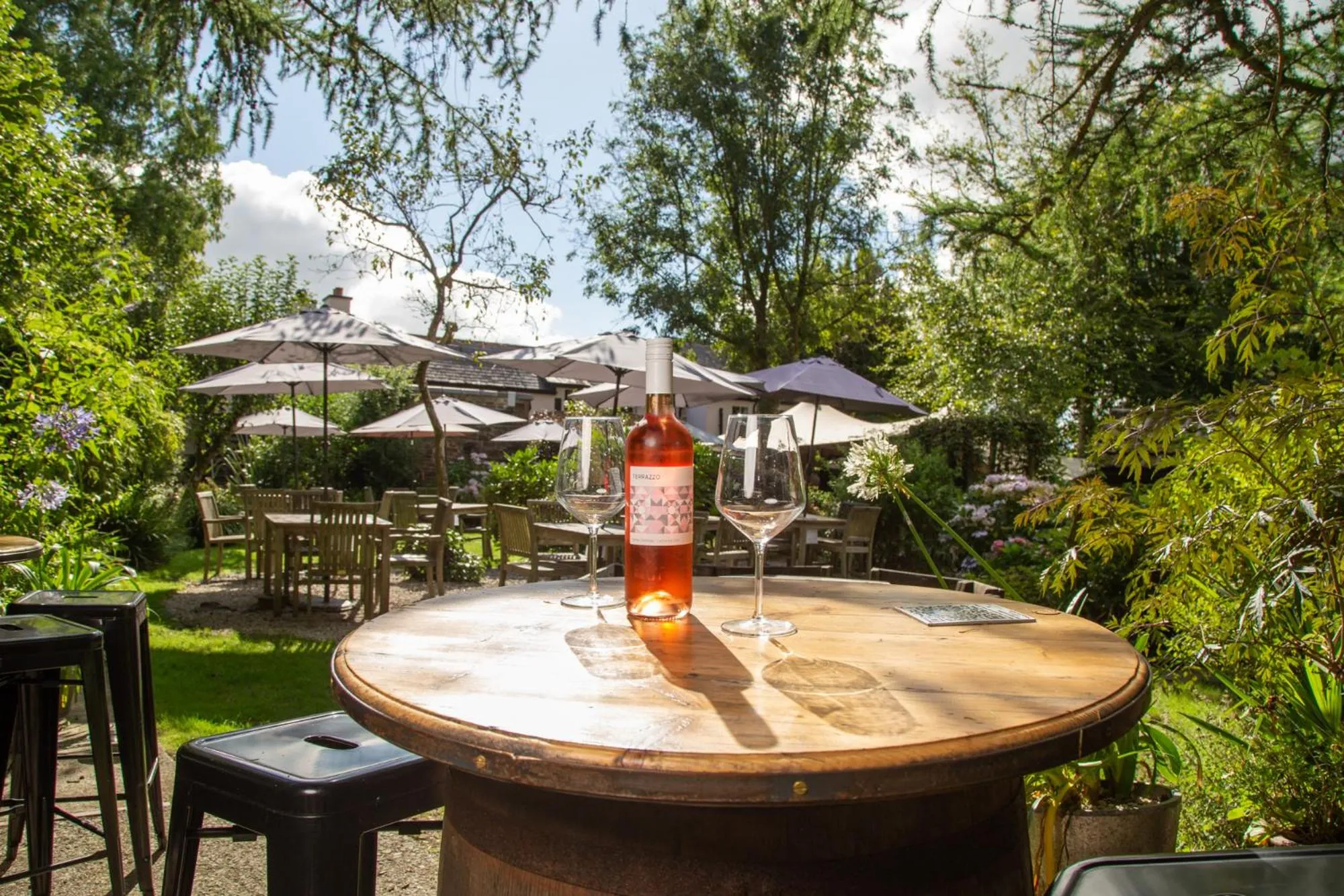 Garden in Castle Inn