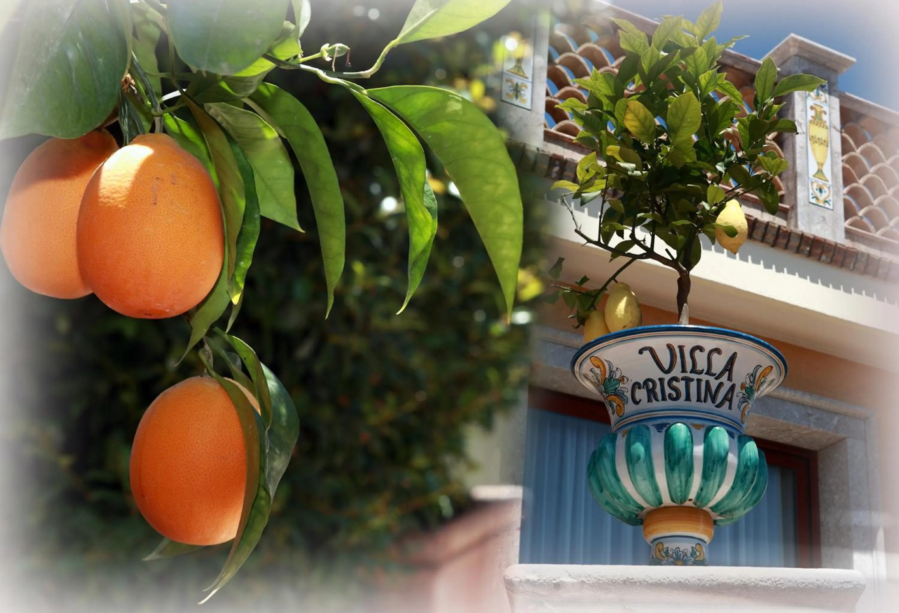 Decorative detail in Villa Cristina