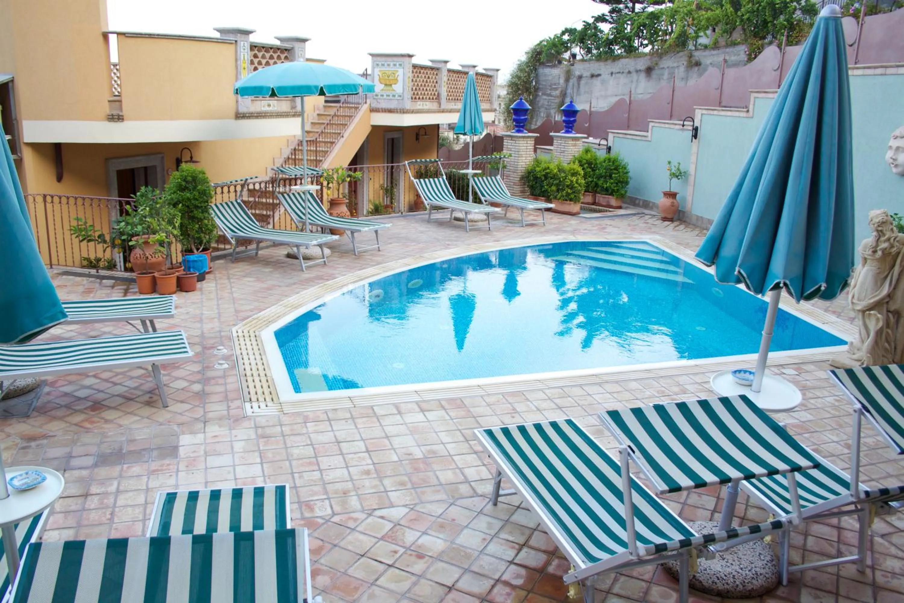 Pool view in Villa Cristina