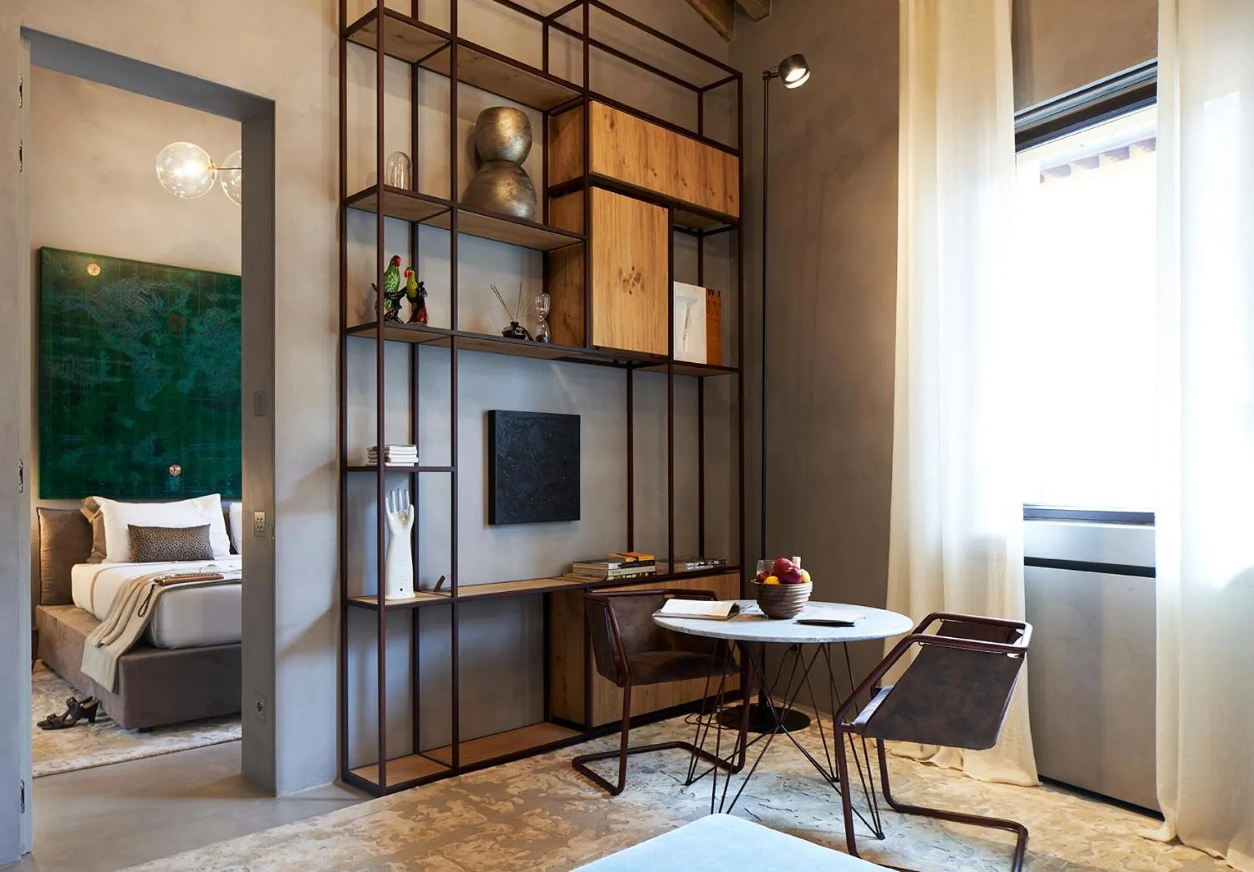 Living room in Fornace Suite