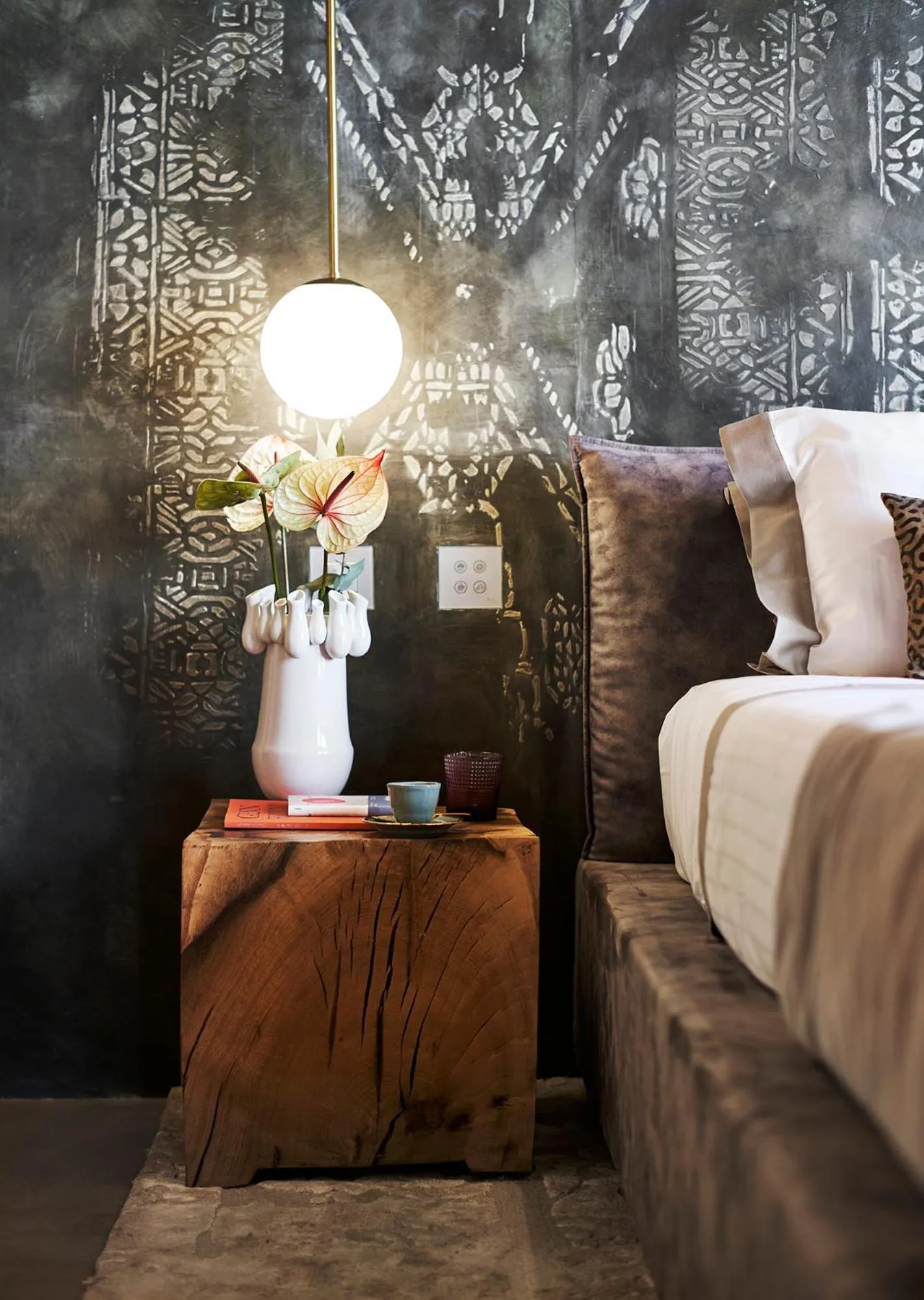 Photo of the whole room, Bed in Fornace Suite