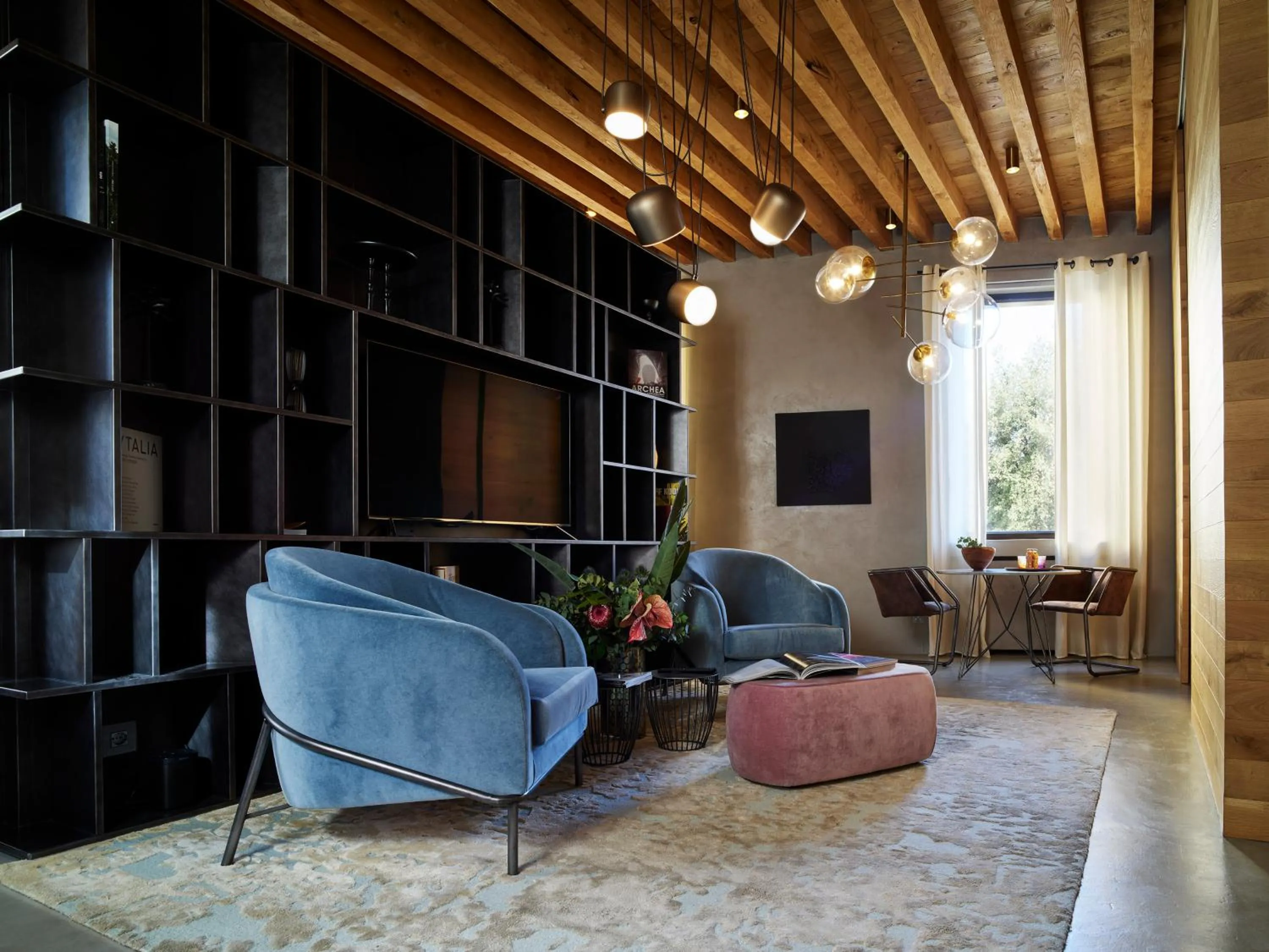 Living room in Fornace Suite