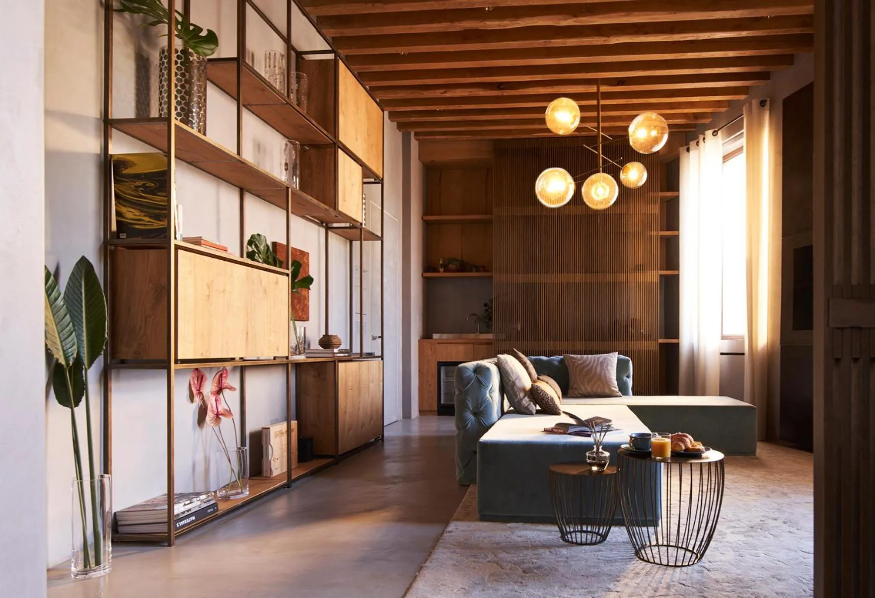 Living room in Fornace Suite