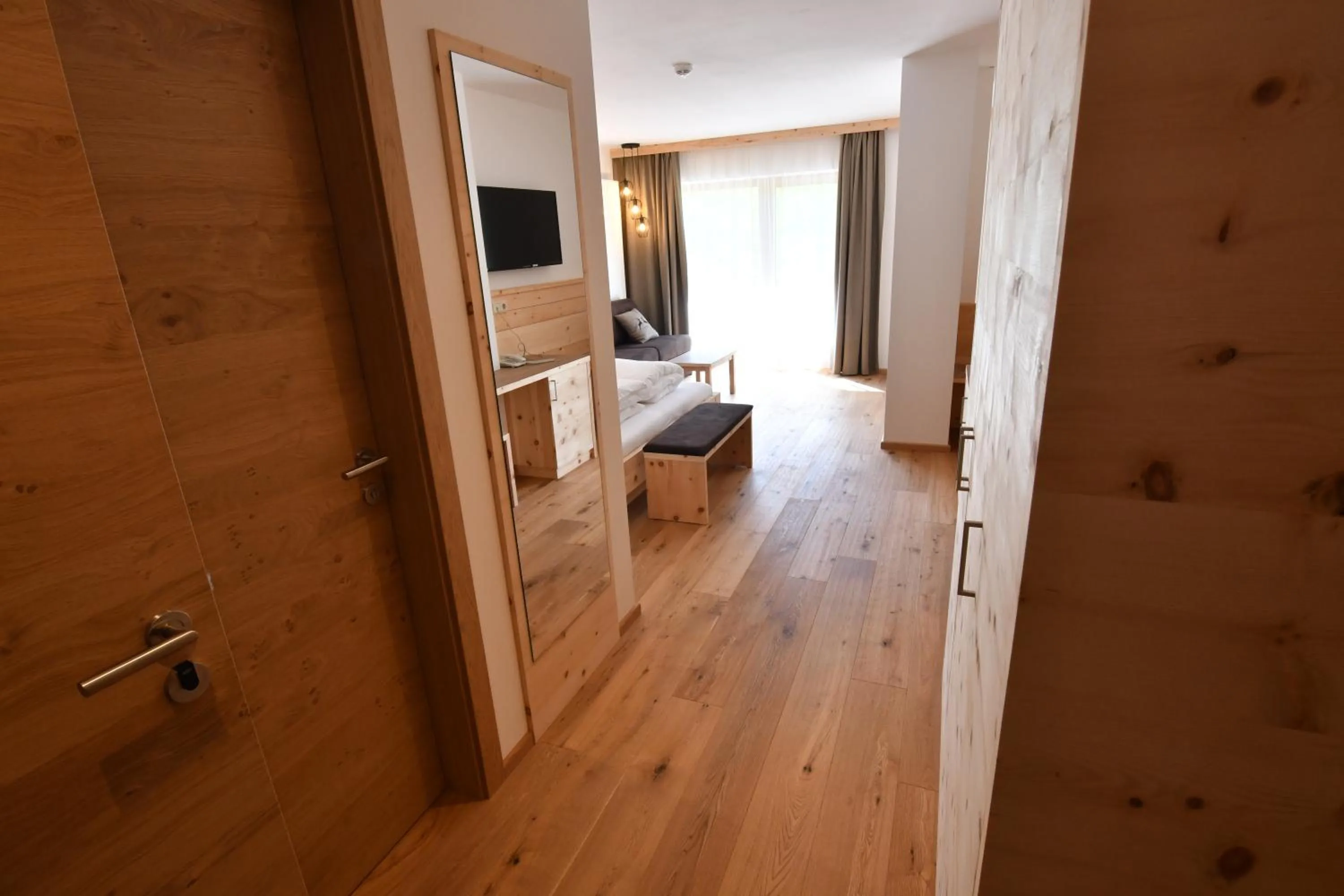 Bed in Hotel Kristall