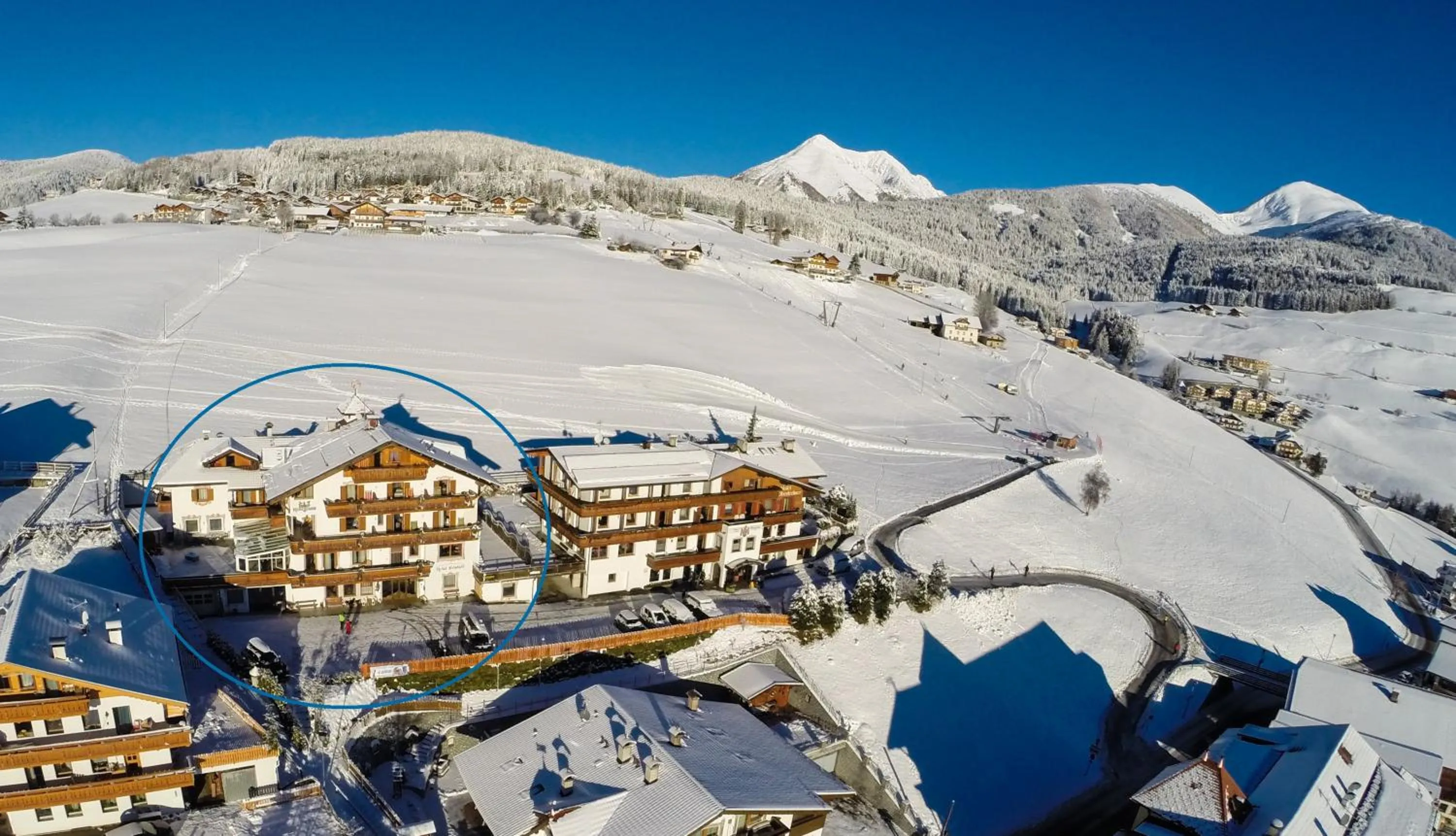 Bird's eye view in Hotel Kristall