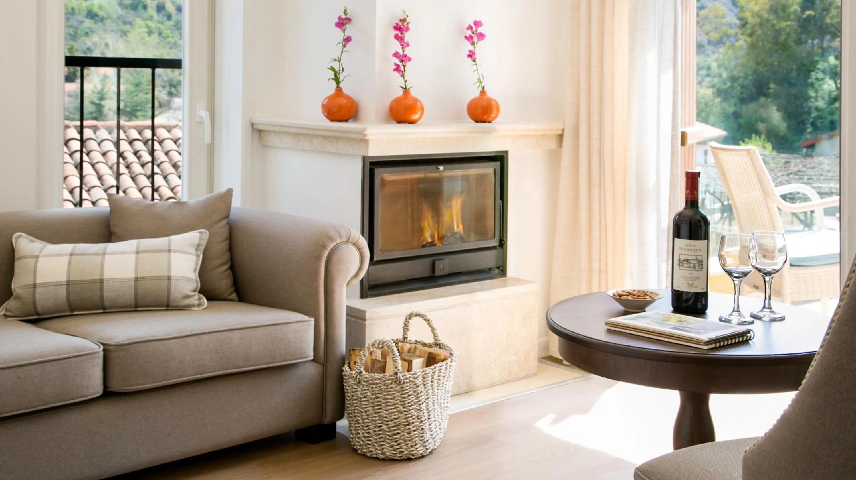Living room in Casale Panayiotis