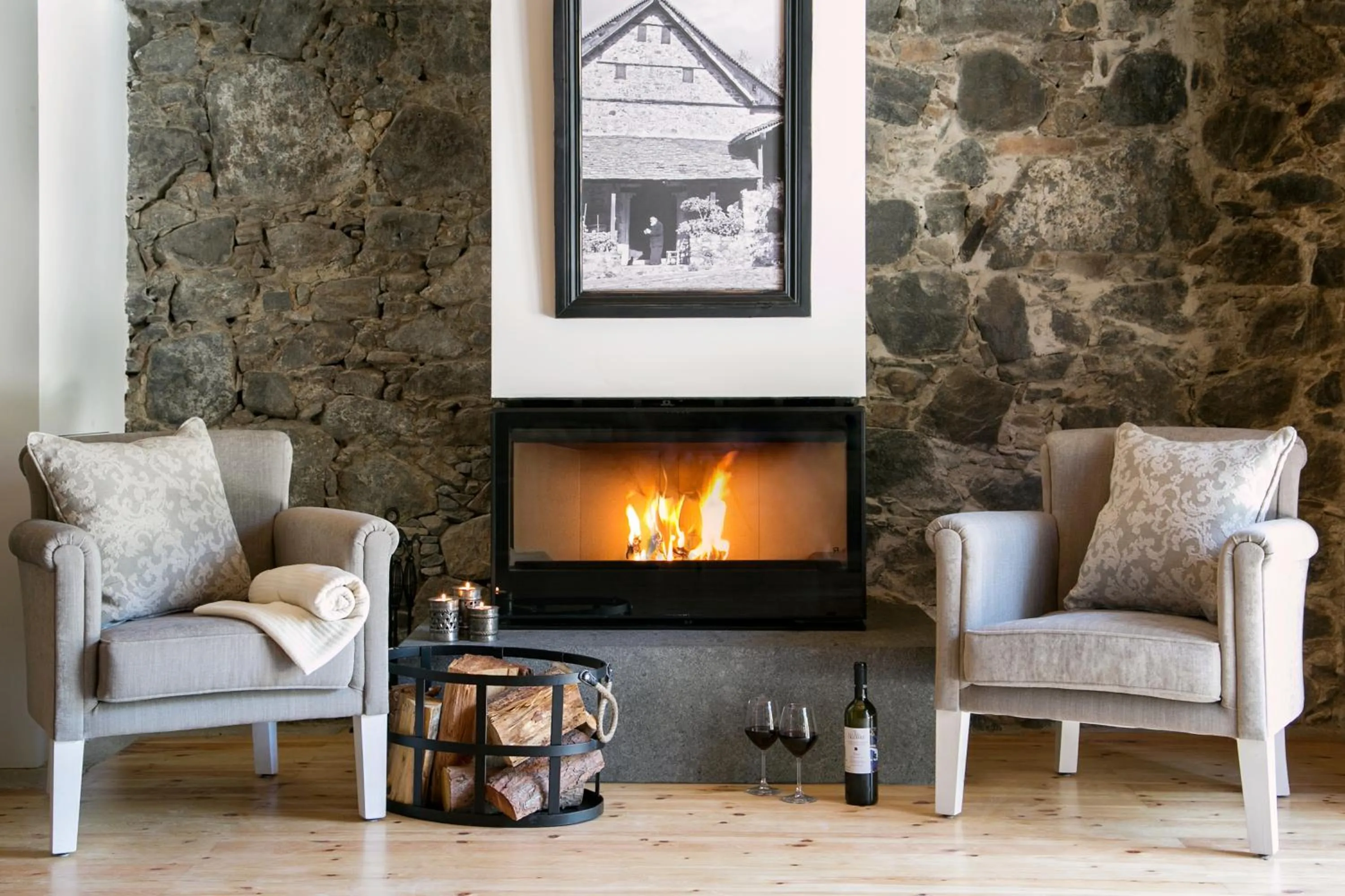 Living room in Casale Panayiotis