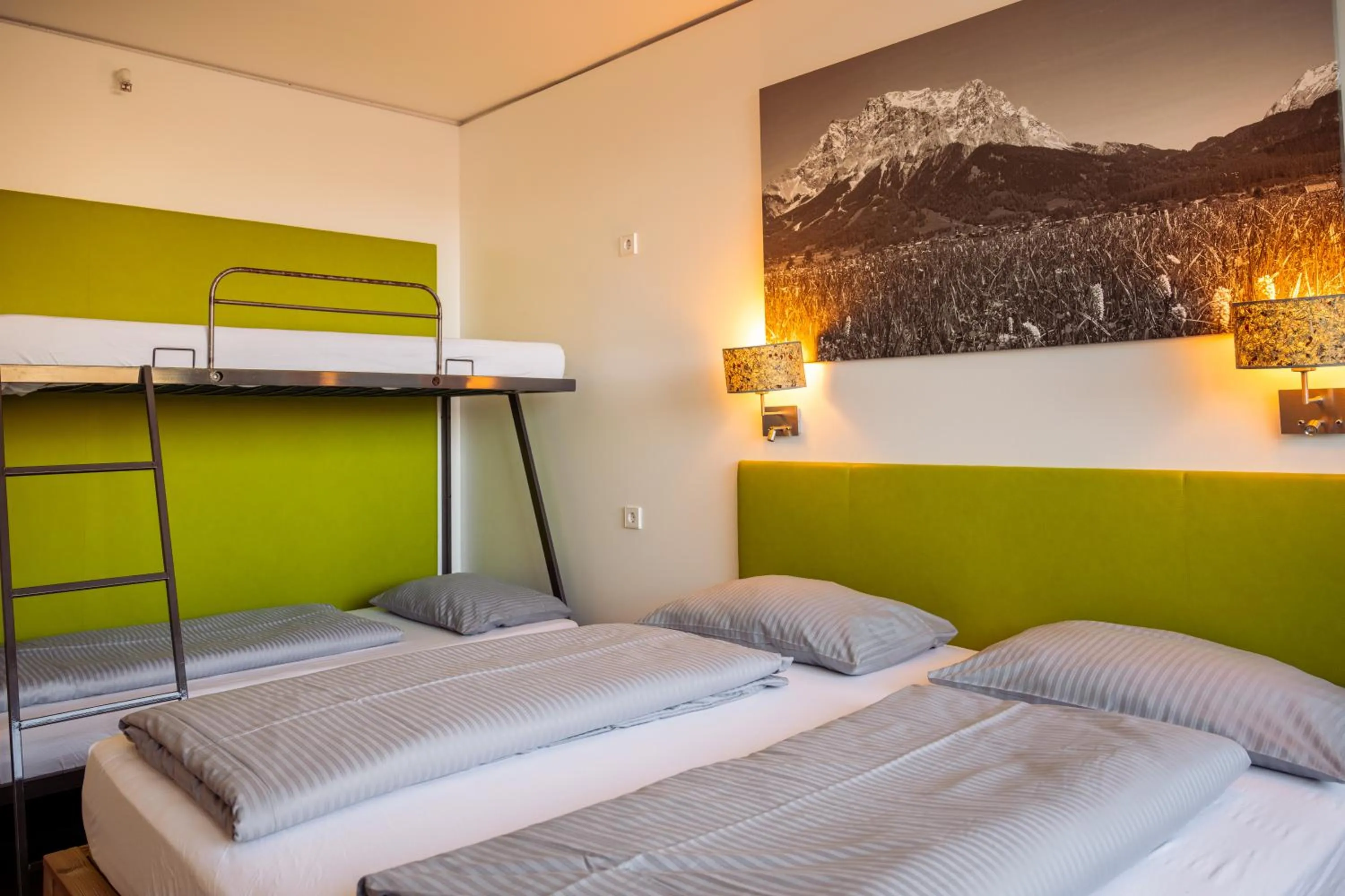 Bed in DORMERO BeHo Zugspitze